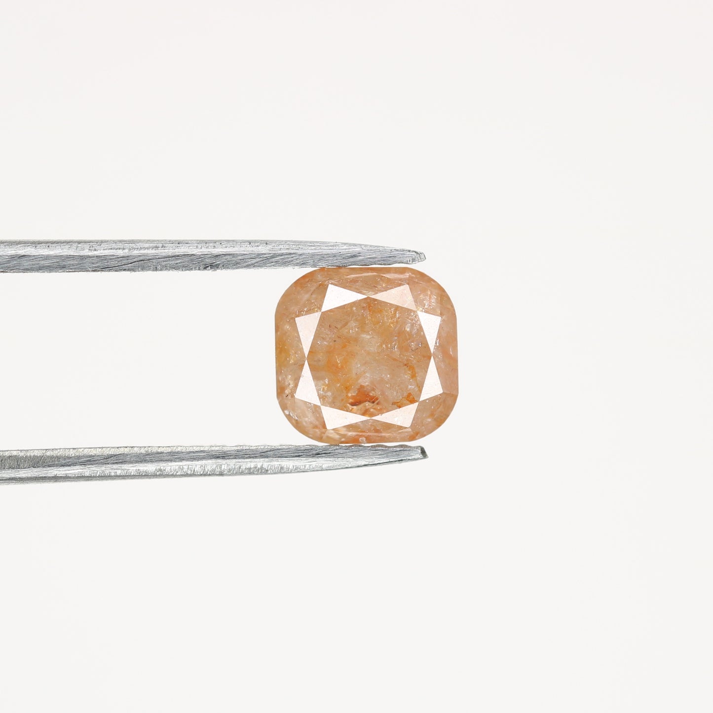 1.84 CT Natural Loose Peach Color Cushion Shape Diamond for Engagement Ring - JayKrishna Diamond
