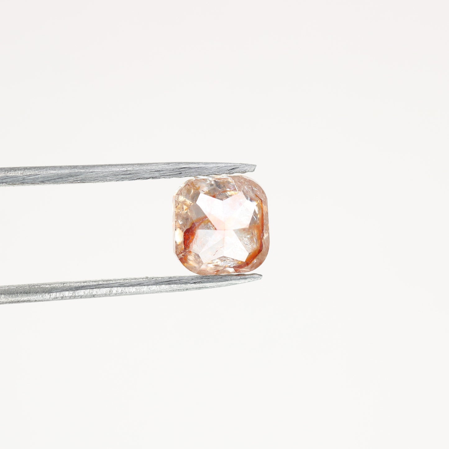 1.69 CT Natural Loose Peach Color Cushion Shape Diamond for Engagement Ring - JayKrishna Diamond