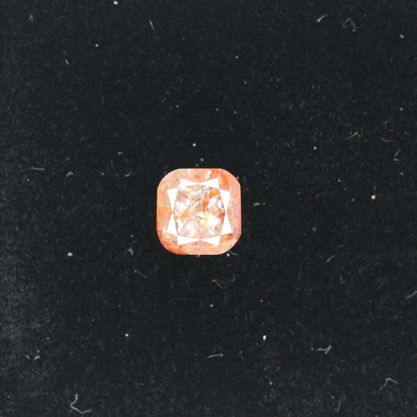 1.69 CT Natural Loose Peach Color Cushion Shape Diamond for Engagement Ring - JayKrishna Diamond
