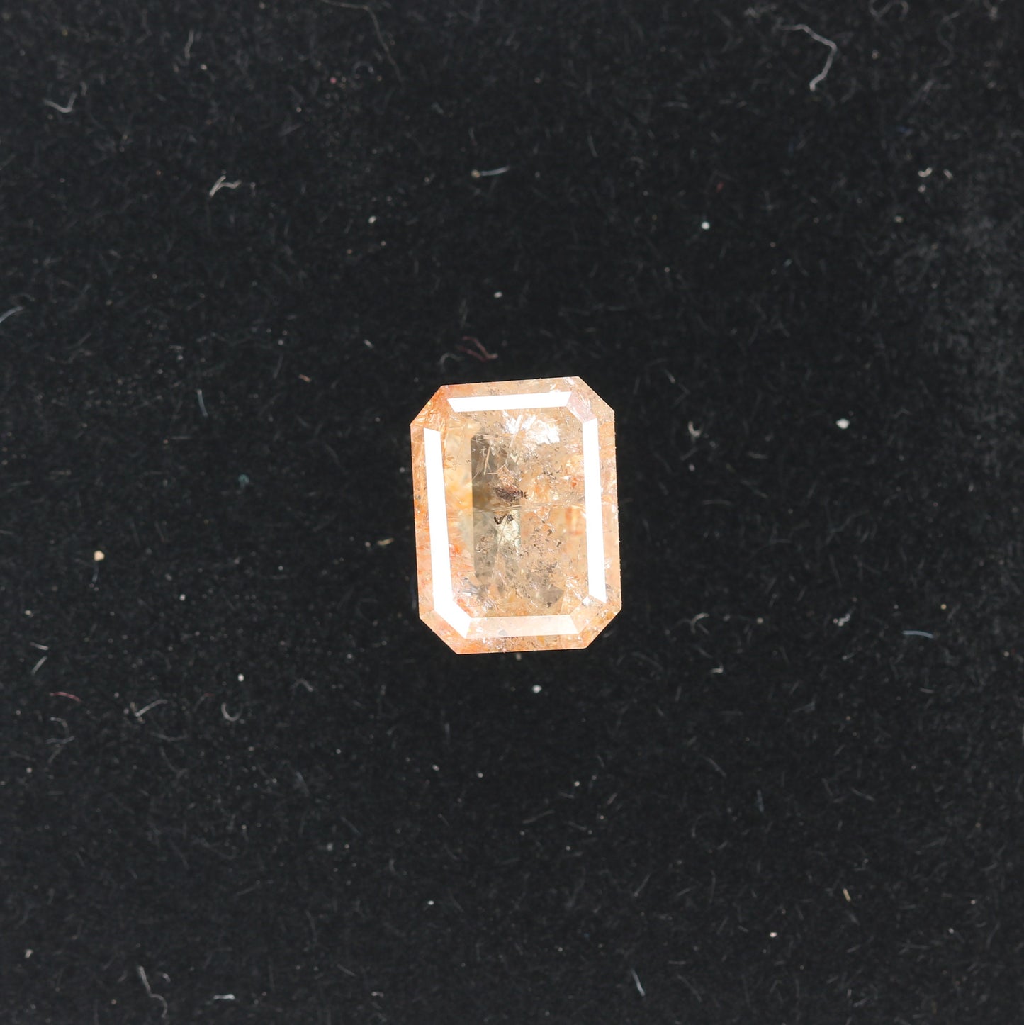 2.05 CT Natural Loose Peach Color Emerald Shape Diamond for Engagement Ring - JayKrishna Diamond