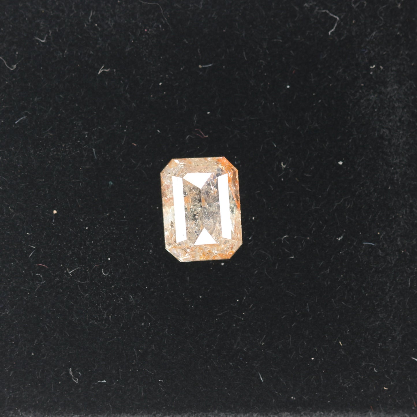 2.05 CT Natural Loose Peach Color Emerald Shape Diamond for Engagement Ring - JayKrishna Diamond