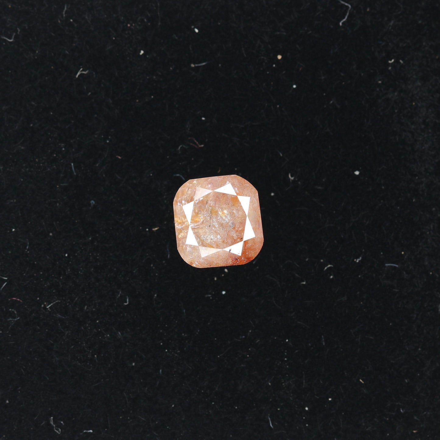 1.31 CT Natural Loose Peach Color Cushion Shape Diamond for Engagement Ring - JayKrishna Diamond