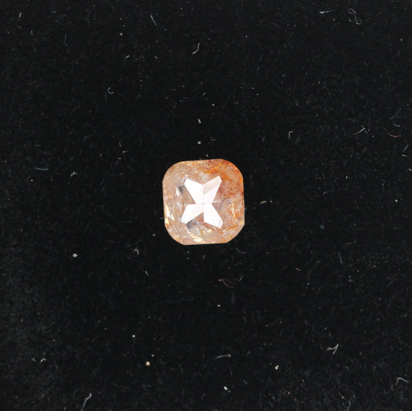 1.31 CT Natural Loose Peach Color Cushion Shape Diamond for Engagement Ring - JayKrishna Diamond