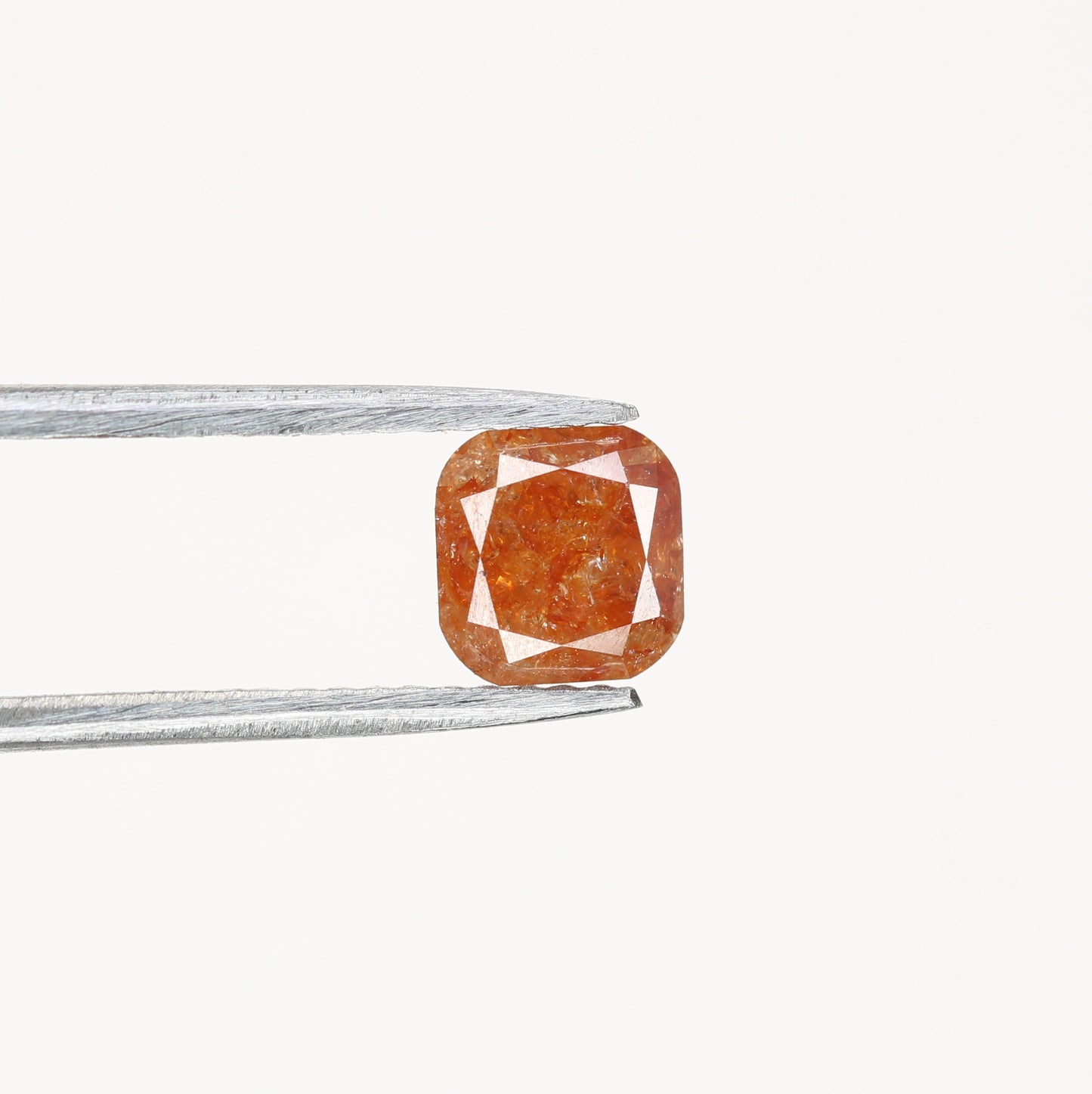 1.03 CT Natural Loose Peach Color Cushion Shape Diamond for Engagement Ring - JayKrishna Diamond