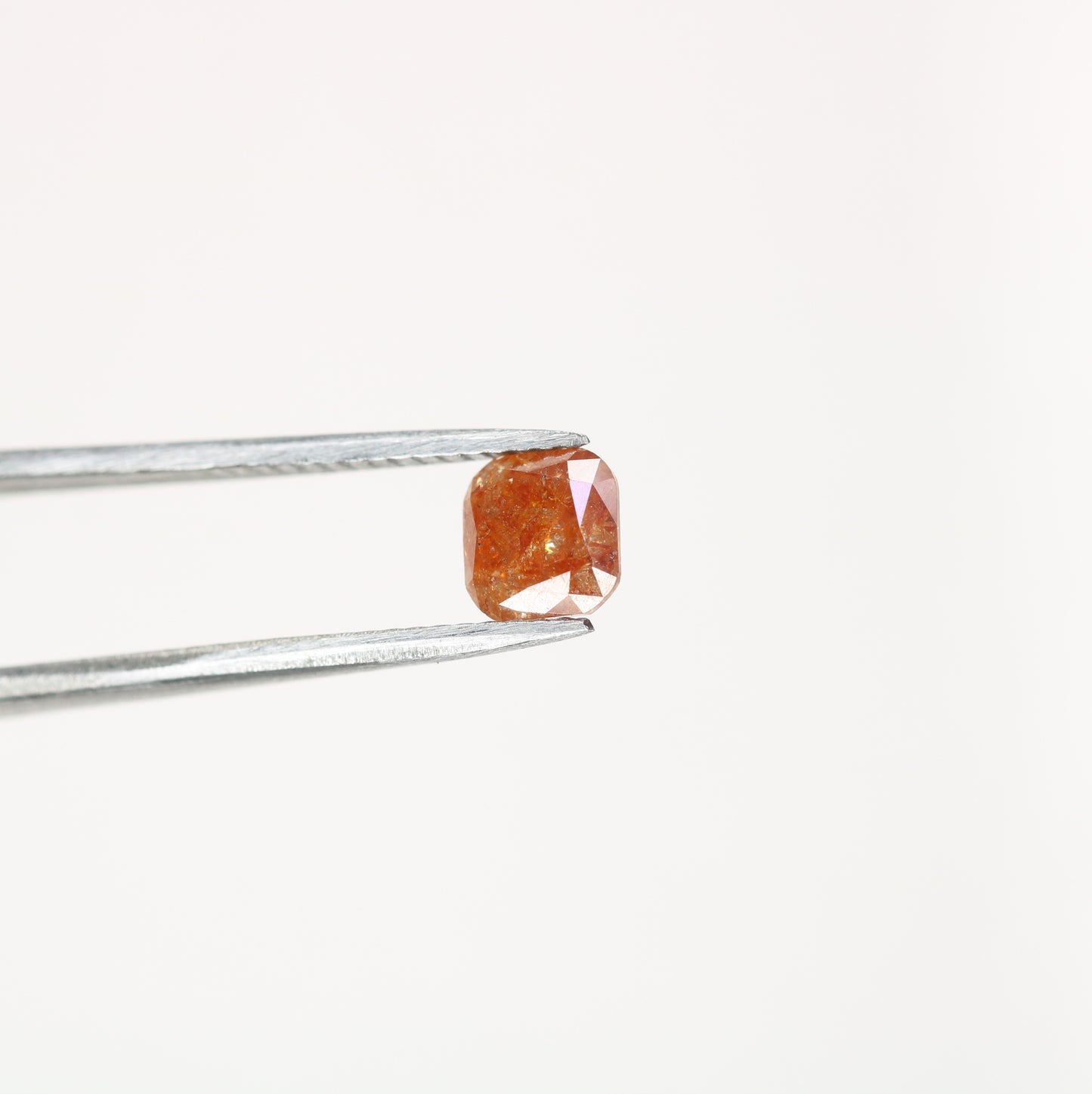 1.03 CT Natural Loose Peach Color Cushion Shape Diamond for Engagement Ring - JayKrishna Diamond