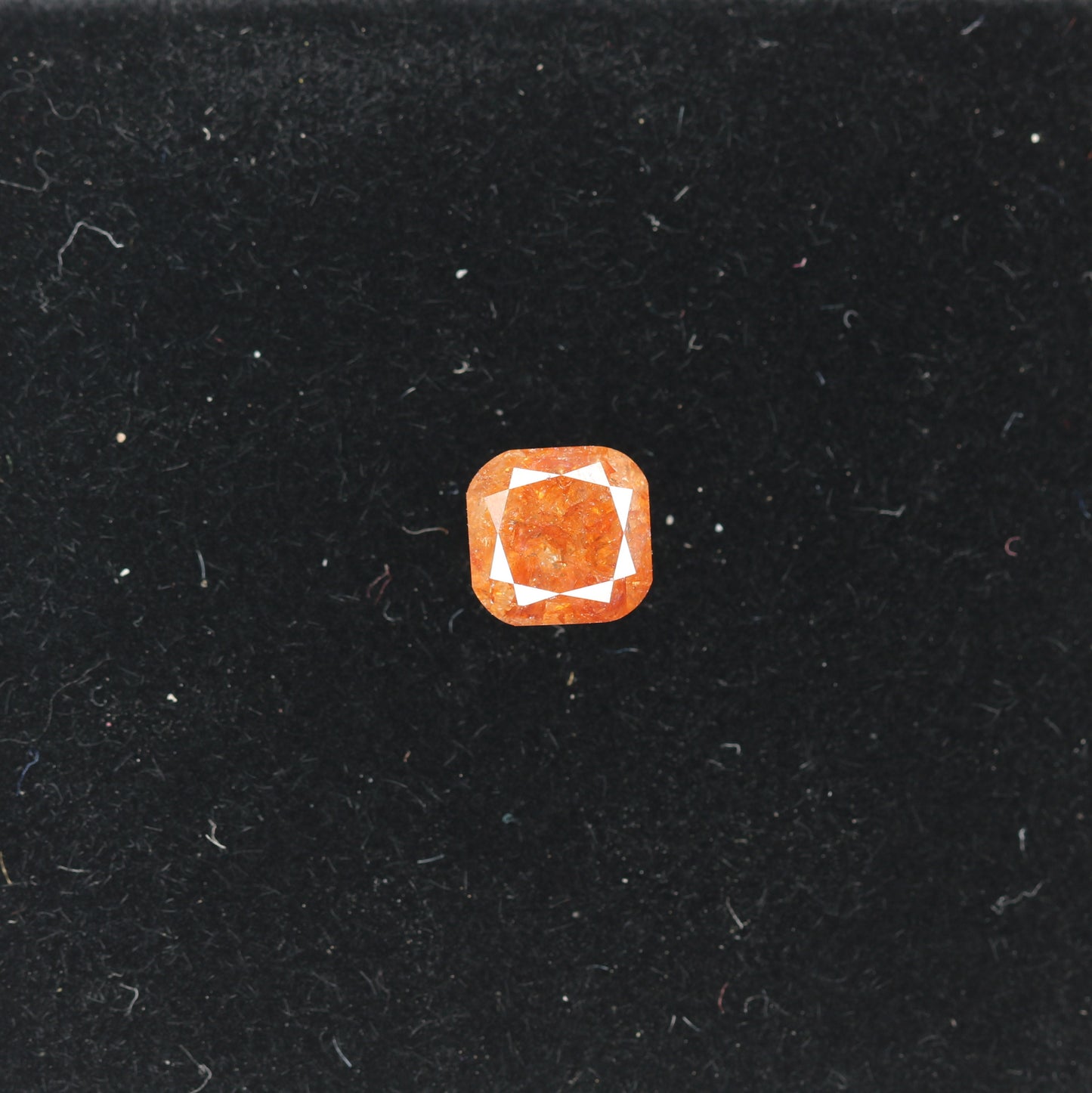 1.03 CT Natural Loose Peach Color Cushion Shape Diamond for Engagement Ring - JayKrishna Diamond