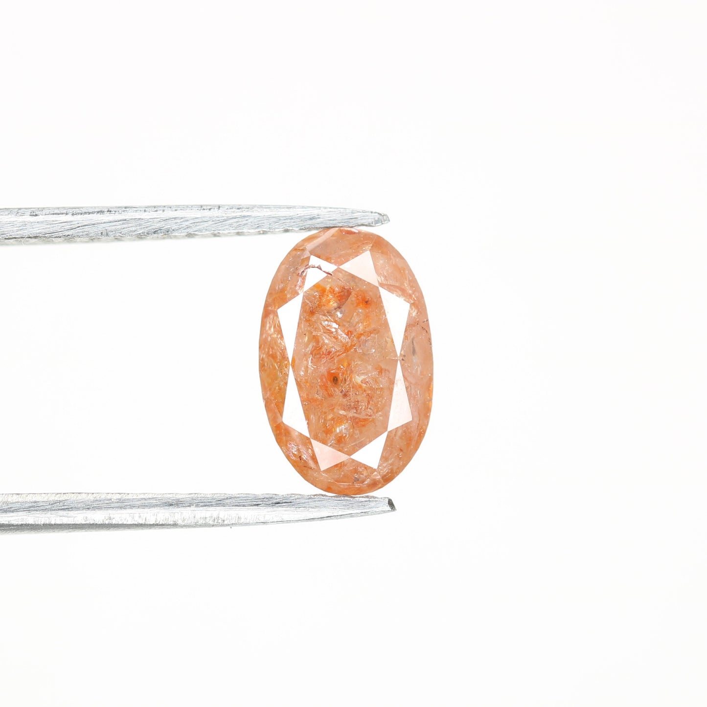 1.98 CT Natural Loose Peach Color Oval Shape Diamond for Engagement Ring - JayKrishna Diamond