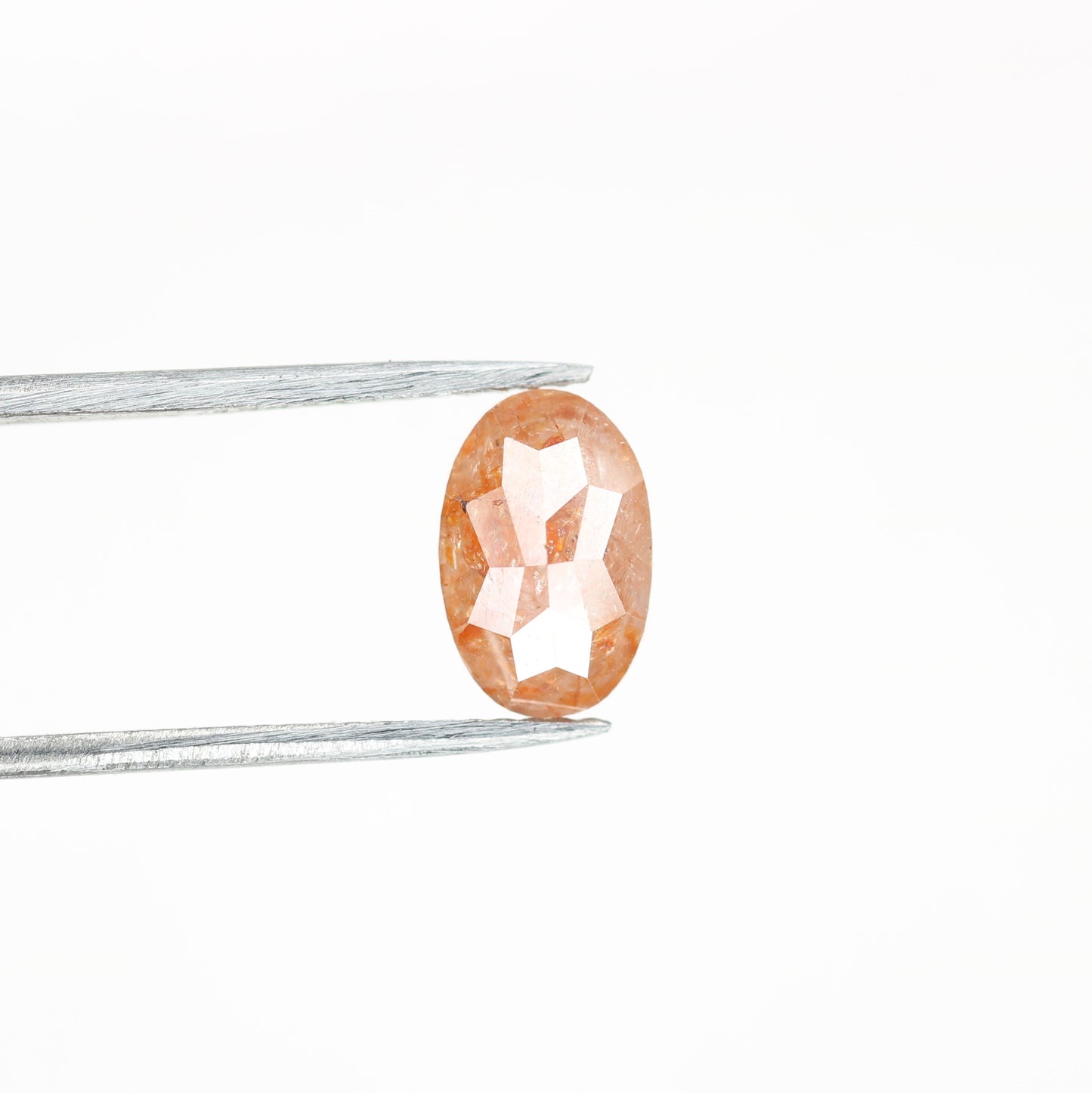 1.98 CT Natural Loose Peach Color Oval Shape Diamond for Engagement Ring - JayKrishna Diamond