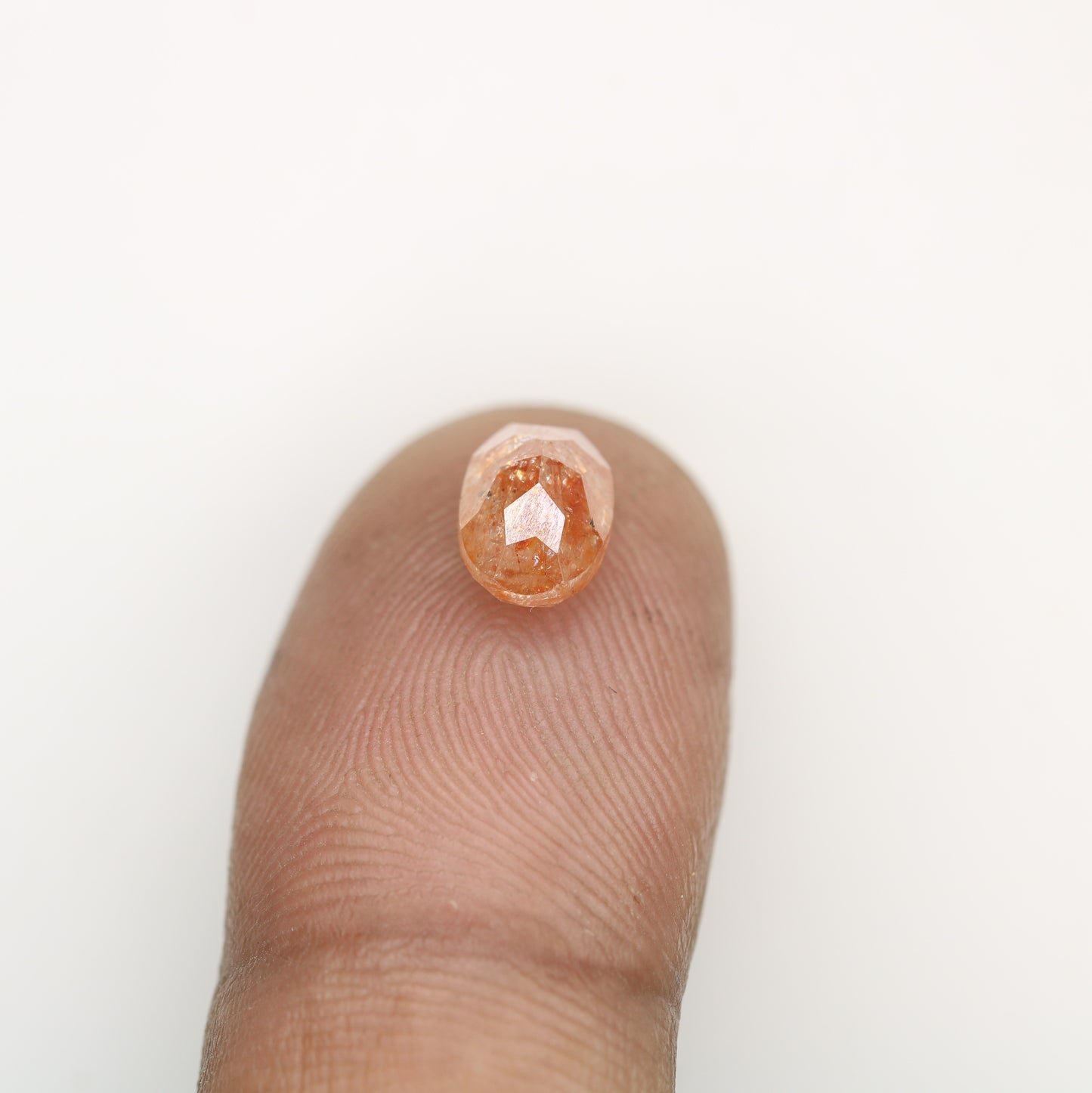 1.98 CT Natural Loose Peach Color Oval Shape Diamond for Engagement Ring - JayKrishna Diamond