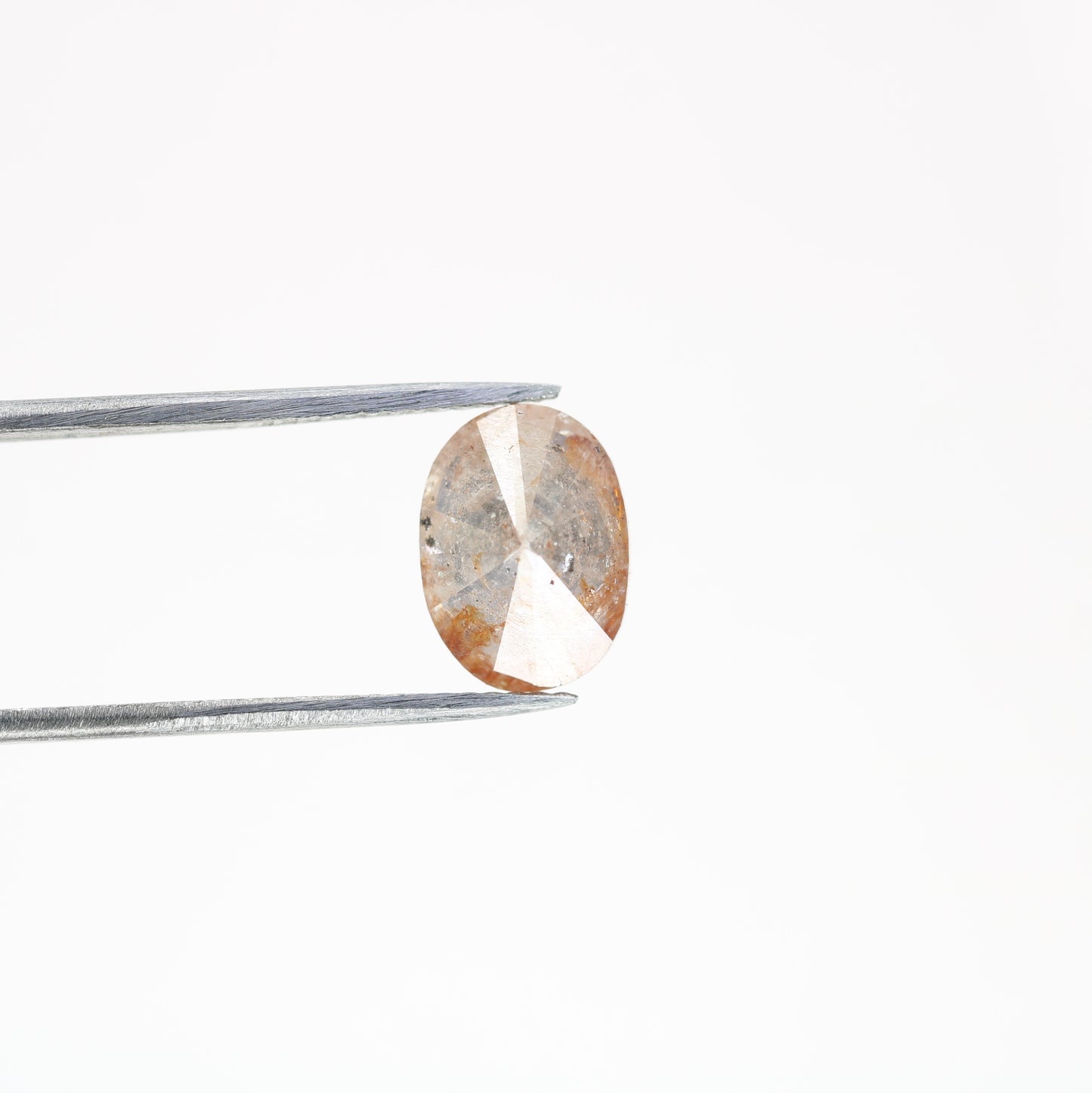 2.60 CT Natural Loose Peach Color Oval Shape Diamond for Engagement Ring - JayKrishna Diamond