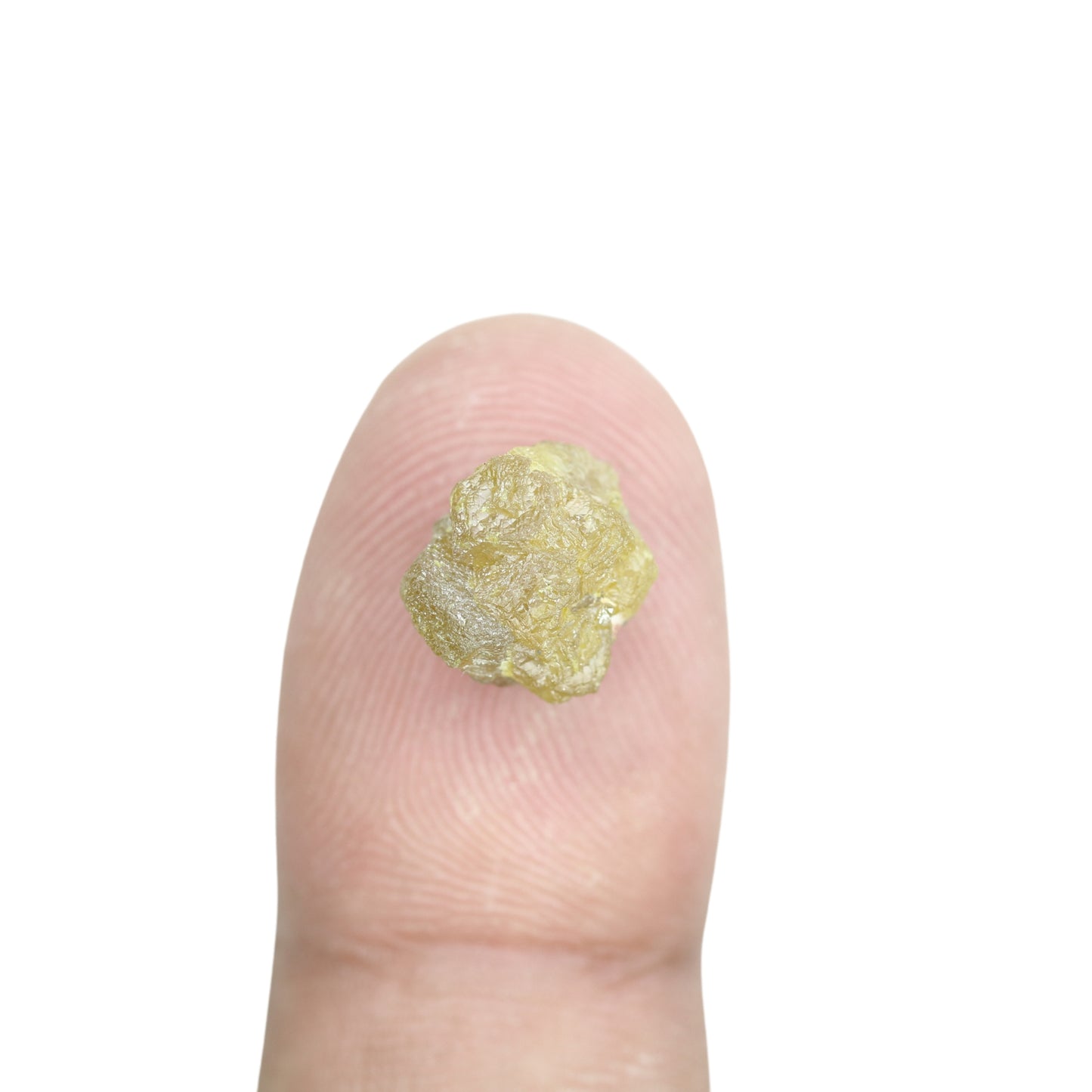 5.21 CT Fancy Yellow Rough Uncut Diamond For Engagement Ring | Diamond Pendant - JayKrishna Diamond