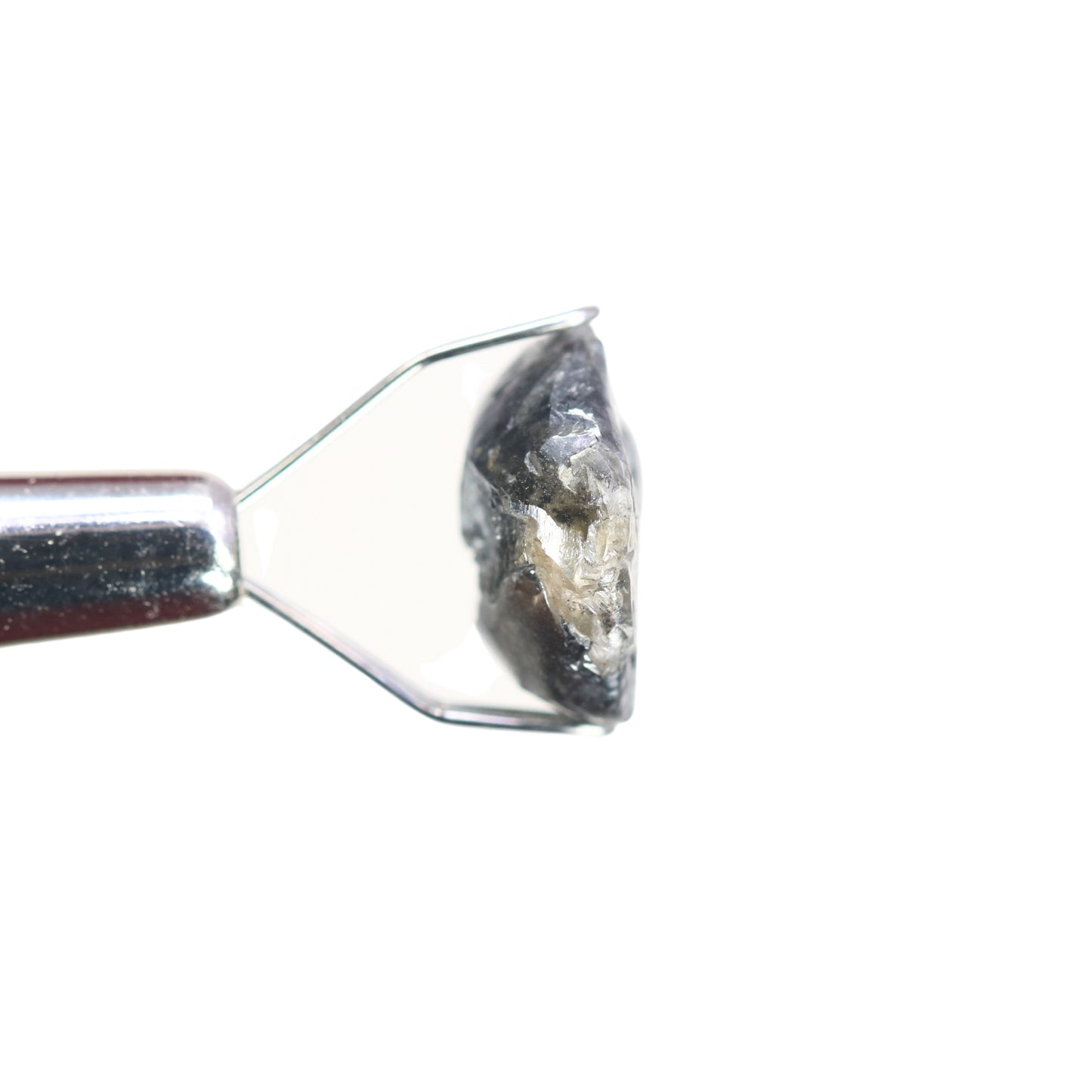5.44 CT Salt And Pepper Grey Rough Uncut Diamond For Proposal Ring | Diamond Pendant - JayKrishna Diamond