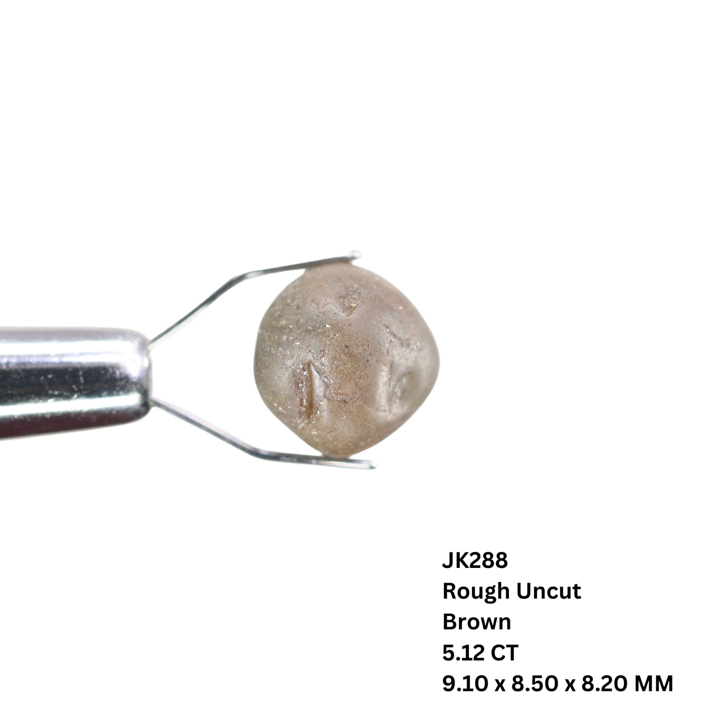 5.12 CT Rough Brown Uncut Loose Diamond For Proposal Ring | Diamond Pendant | Gift For Her - JayKrishna Diamond