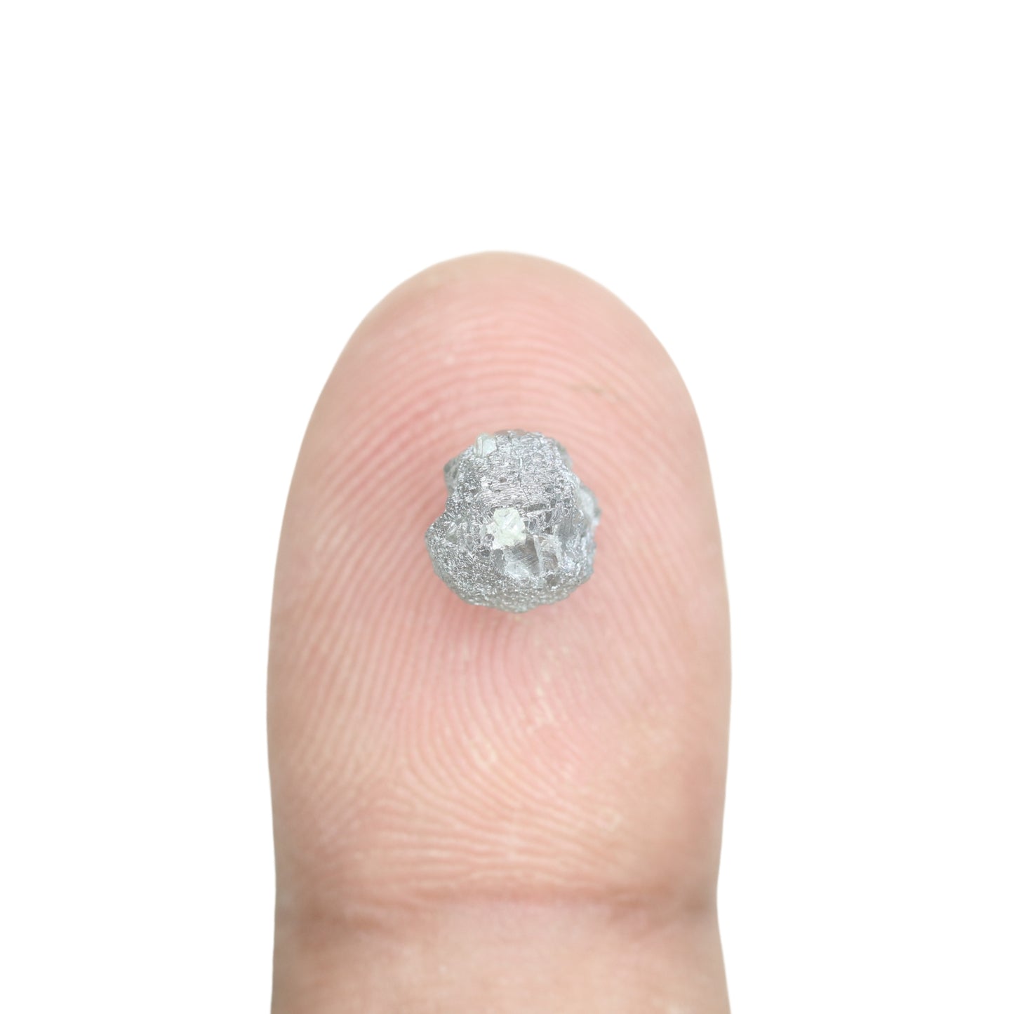 2.17 CT Fancy Grey Rough Uncut Diamond For Proposal Ring | Diamond Pendant - JayKrishna Diamond
