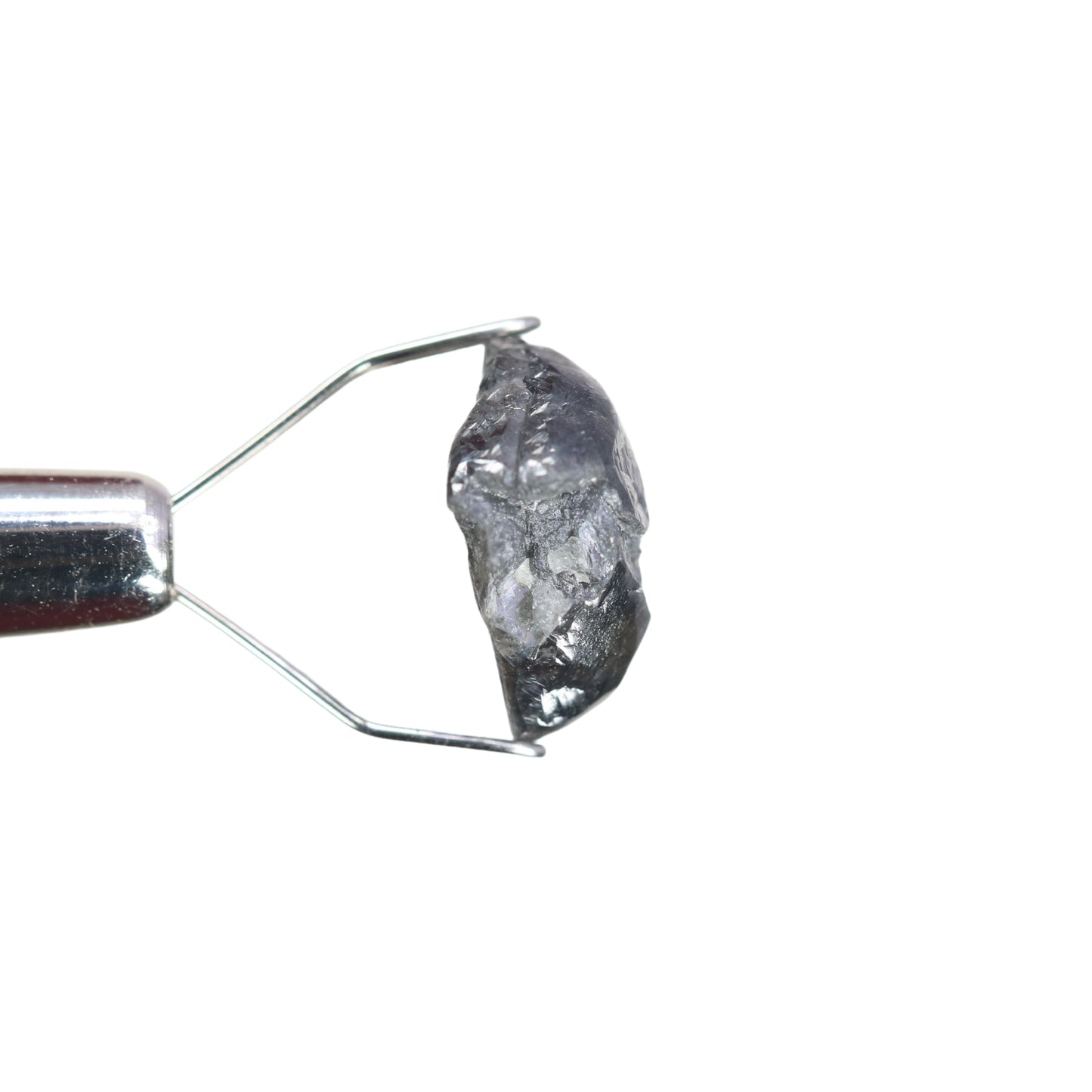 5.44 CT Salt And Pepper Grey Rough Uncut Diamond For Proposal Ring | Diamond Pendant - JayKrishna Diamond