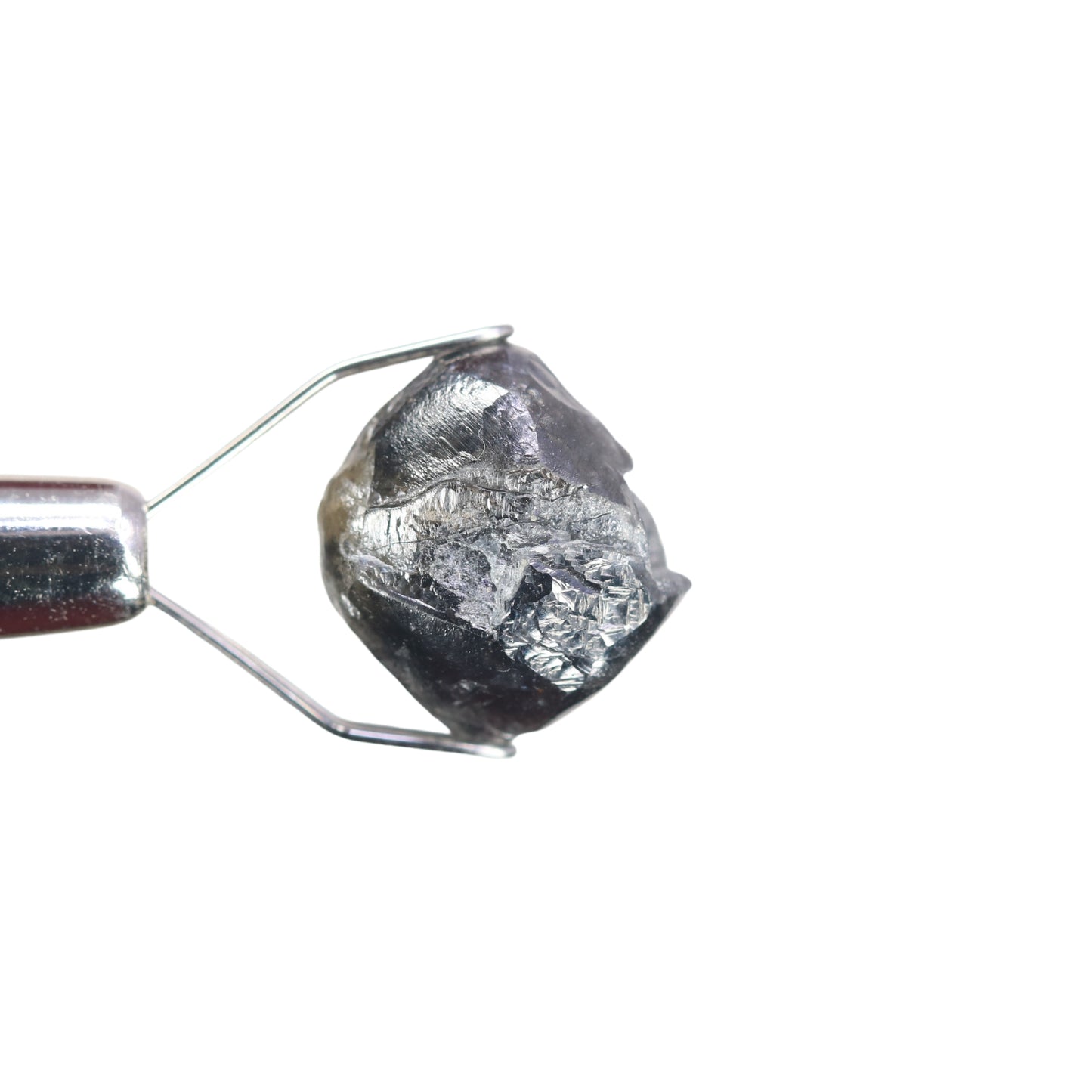 5.44 CT Salt And Pepper Grey Rough Uncut Diamond For Proposal Ring | Diamond Pendant - JayKrishna Diamond
