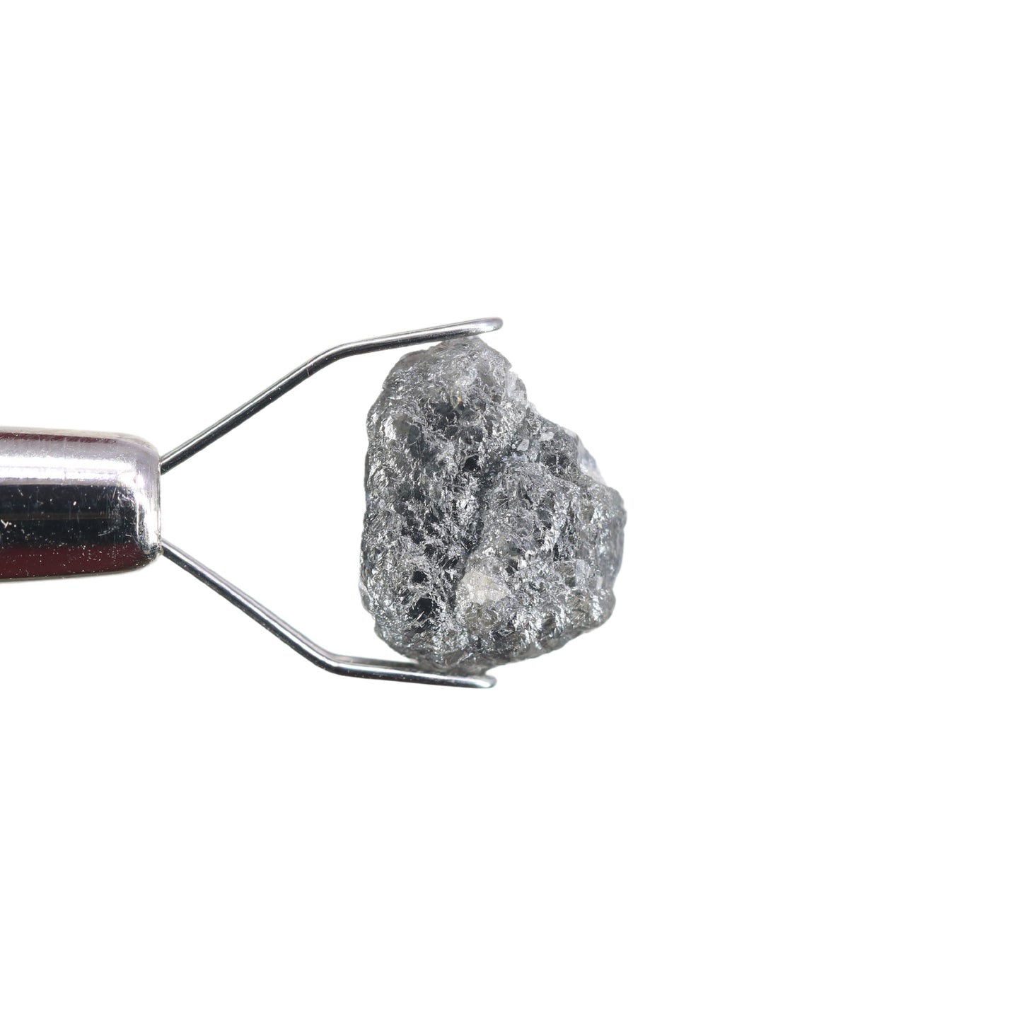 3.37 CT Fancy Salt And Pepper Grey Rough Uncut Diamond For Wedding Ring | Engagement Ring - JayKrishna Diamond