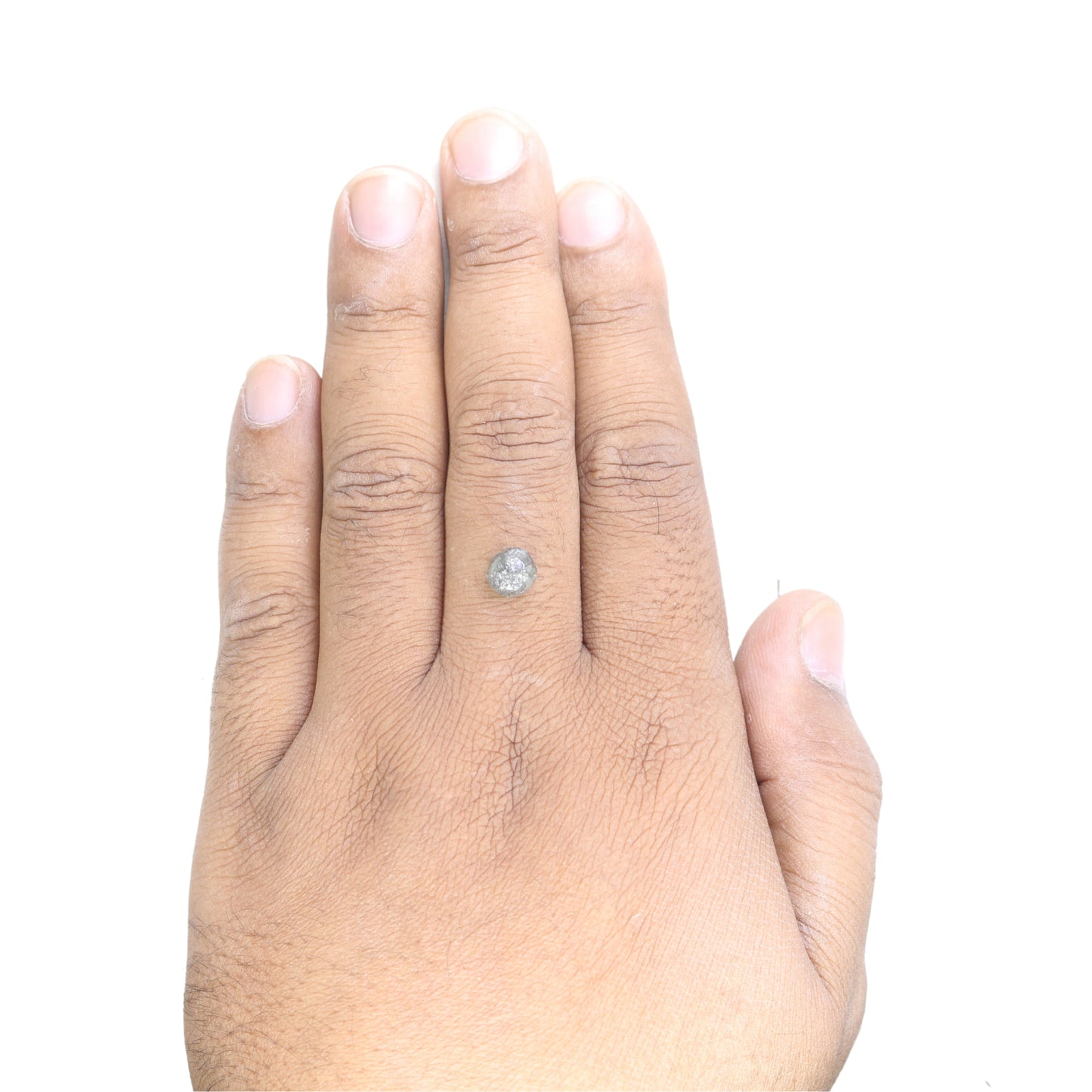 2.31 CT Salt And Pepper Rough Uncut Diamond For Wedding Ring | Engagement Ring - JayKrishna Diamond