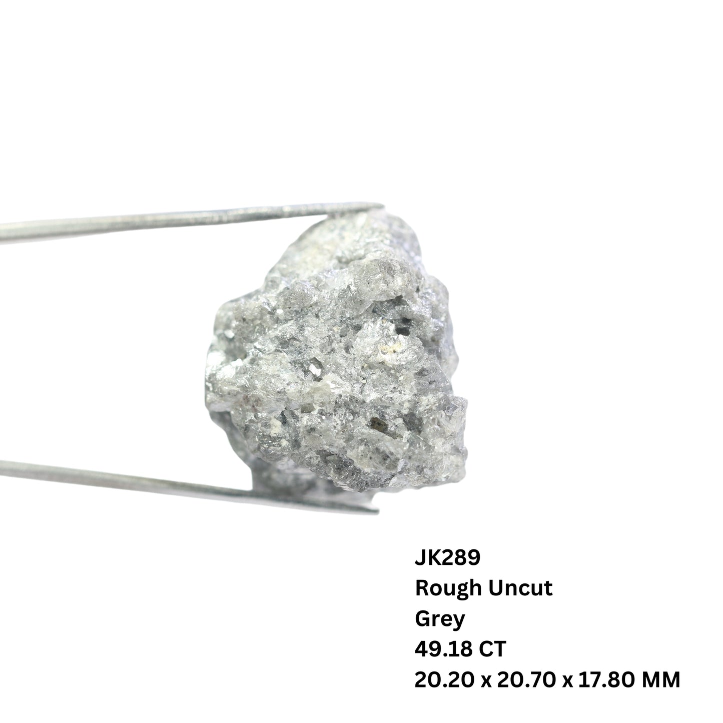 49.18 CT Grey Rough Uncut Diamond For Wedding Ring | Engagement Ring | Gift For Girl Friend - JayKrishna Diamond