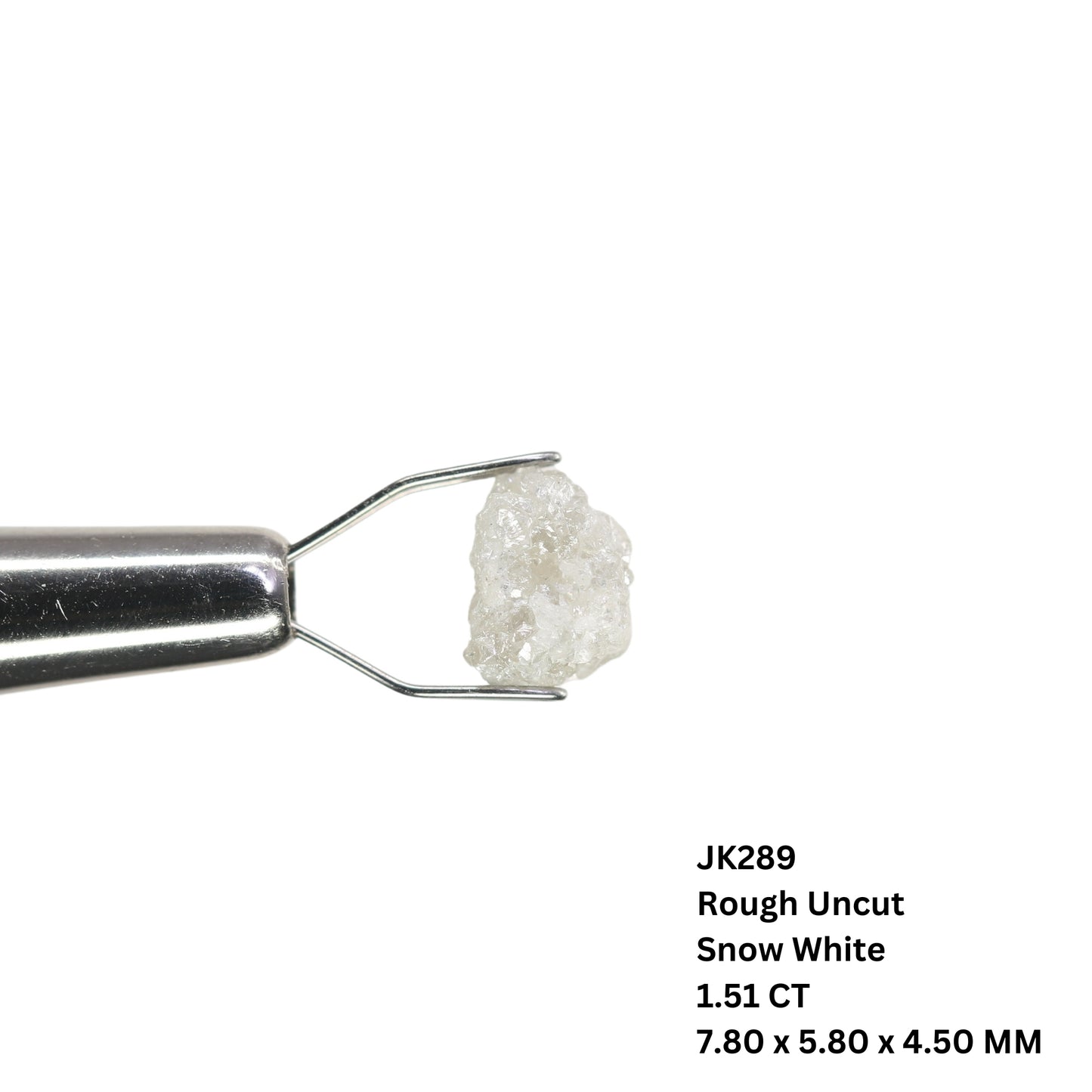1.51 CT Rough Uncut Snow White Diamond For Engagement Ring | Wedding Ring | Anniversary Gift | Birthday Gift - JayKrishna Diamond