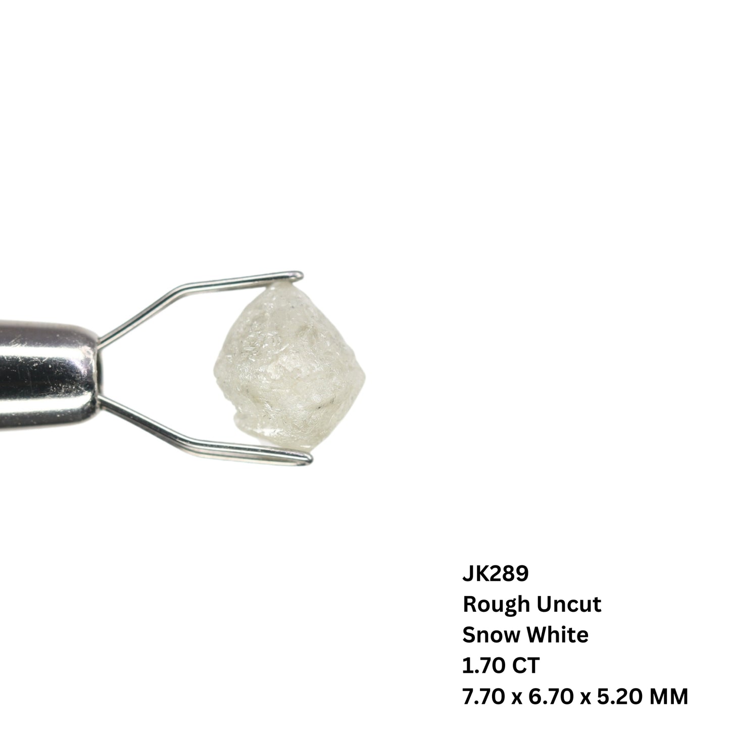 1.70 CT Snow White Loose Rough Uncut Diamond For Wedding Ring | Wedding Jewelry | Gift For Daughter | Gift For Sister - JayKrishna Diamond