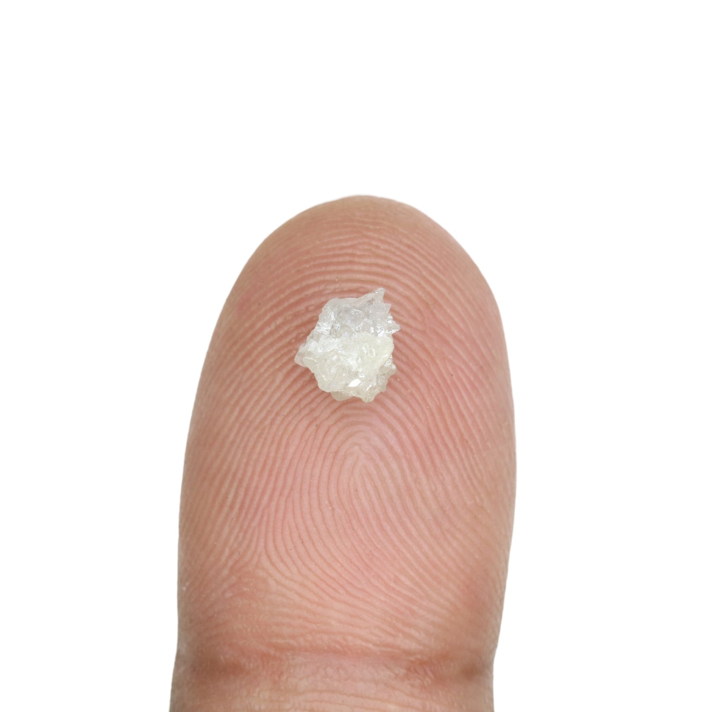 1.11 CT Snow White Rough Uncut Natural Diamond For Wedding Jewelry | Diamond Pendant | Gift For Her| Gift - JayKrishna Diamond