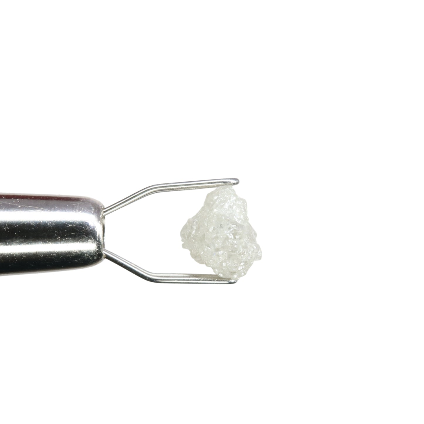 0.99 CT Rough Uncut Snow White Diamond For Halo Set Ring | Engagement Ring | Gift For Girl Friend - JayKrishna Diamond
