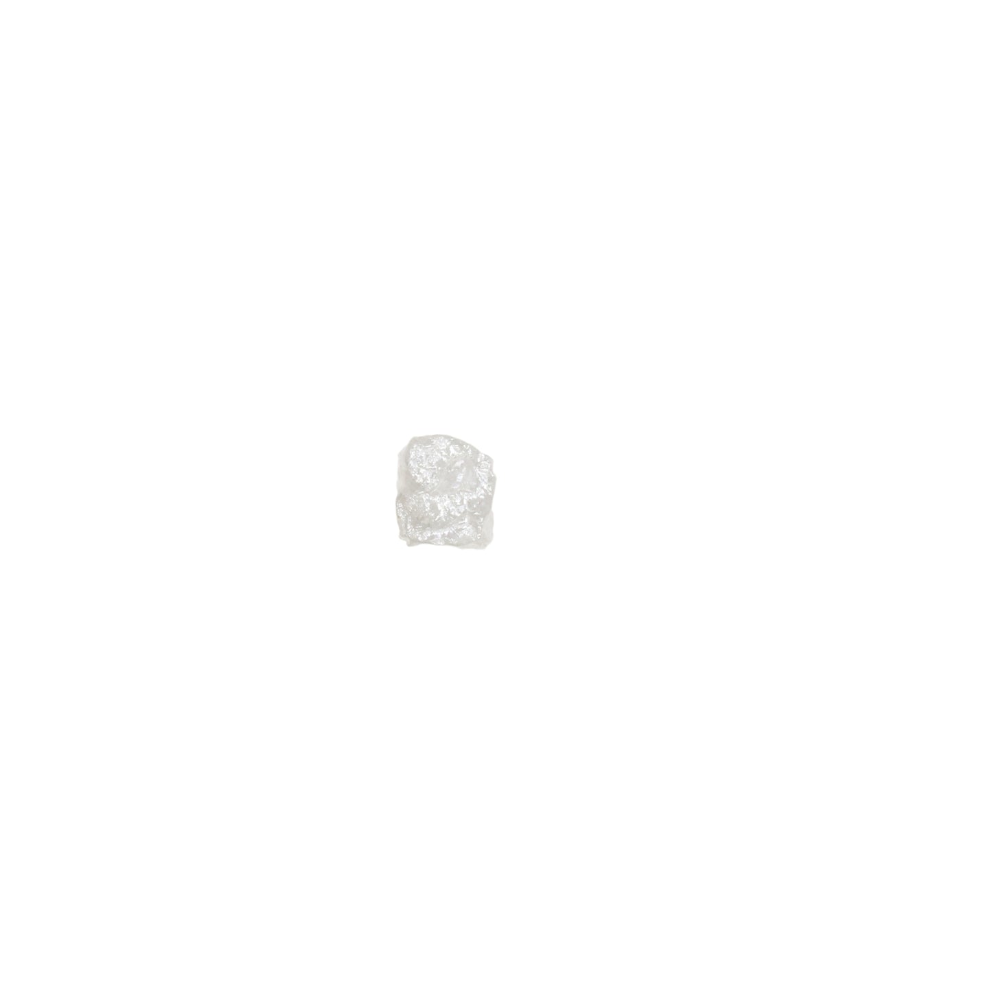 0.99 CT Rough Uncut Snow White Diamond For Proposal Ring | Gift For Girl Friend - JayKrishna Diamond
