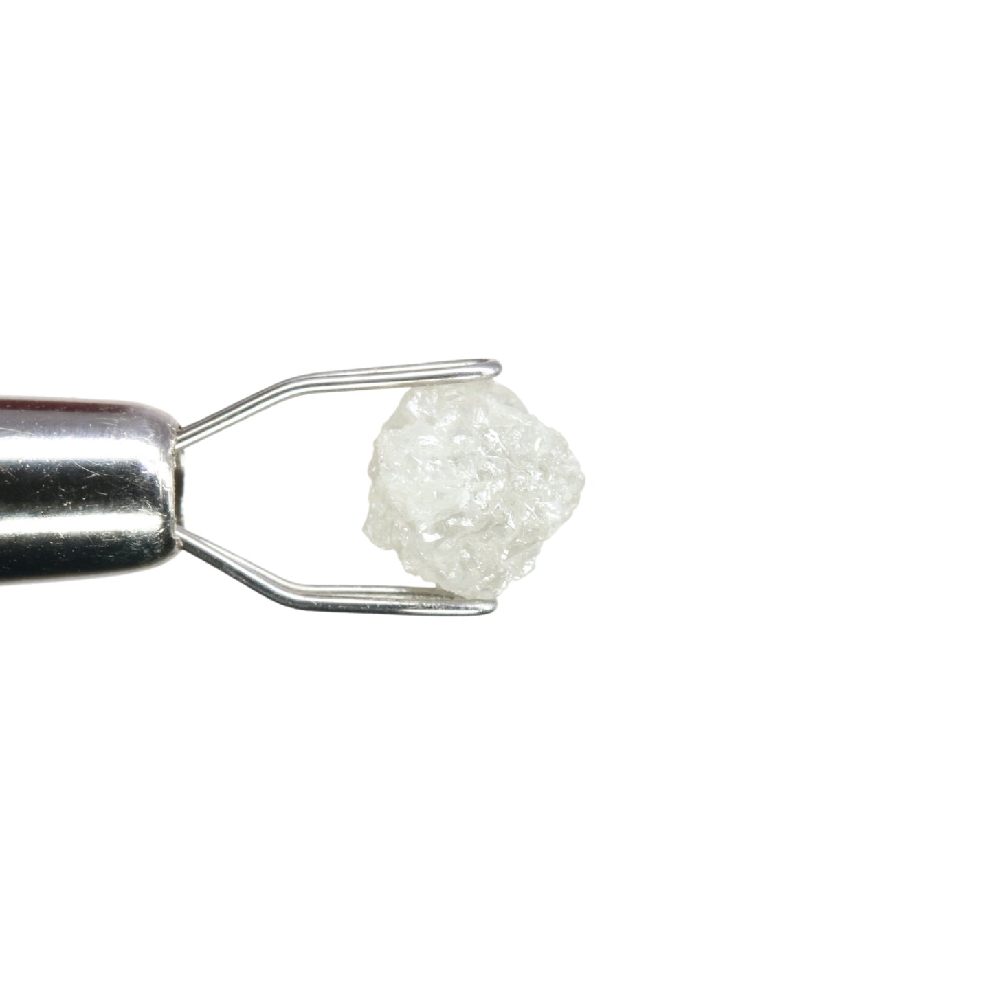 0.99 CT Rough Uncut Snow White Diamond For Halo Set Ring | Engagement Ring | Gift For Girl Friend - JayKrishna Diamond
