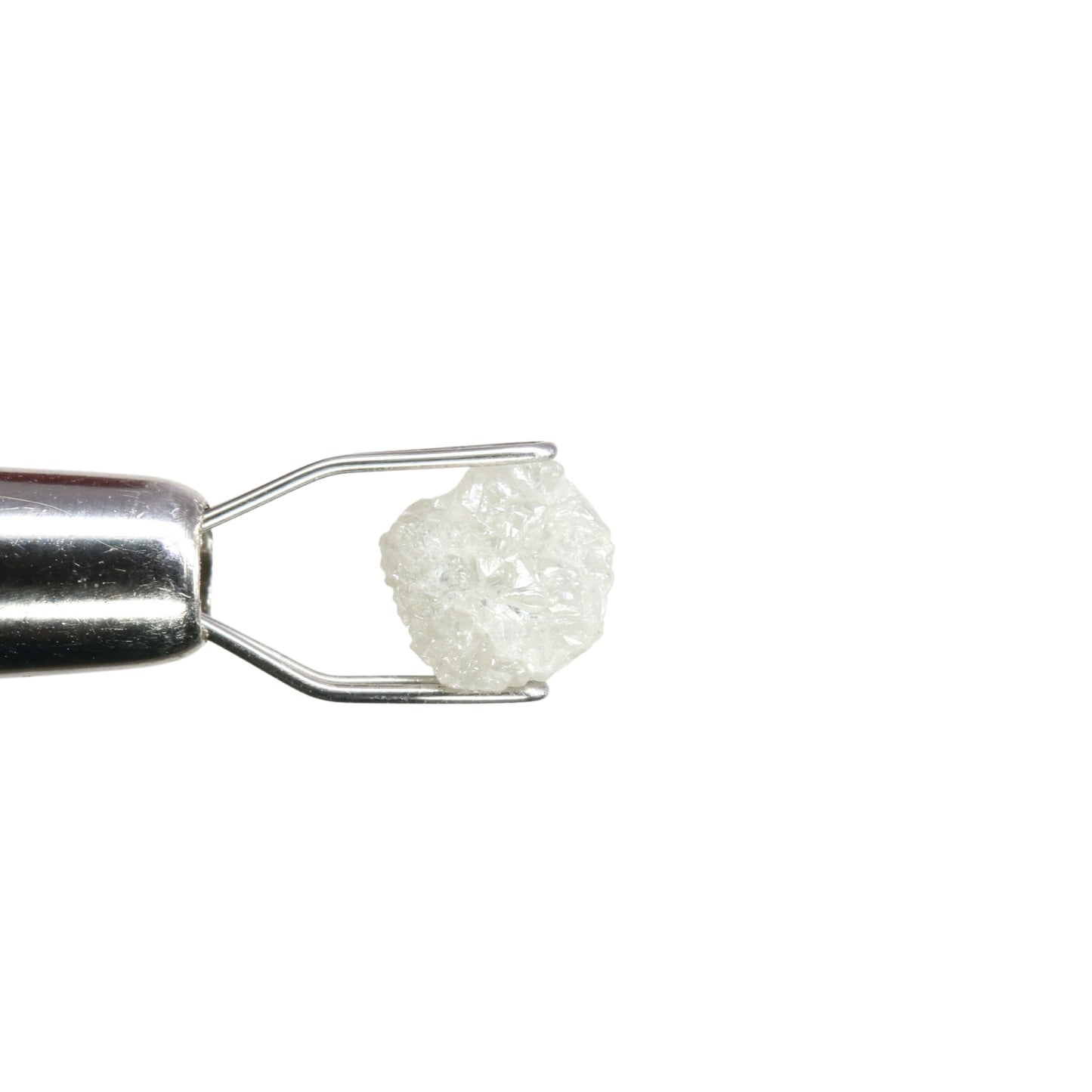0.99 CT Rough Uncut Snow White Diamond For Halo Set Ring | Engagement Ring | Gift For Girl Friend - JayKrishna Diamond