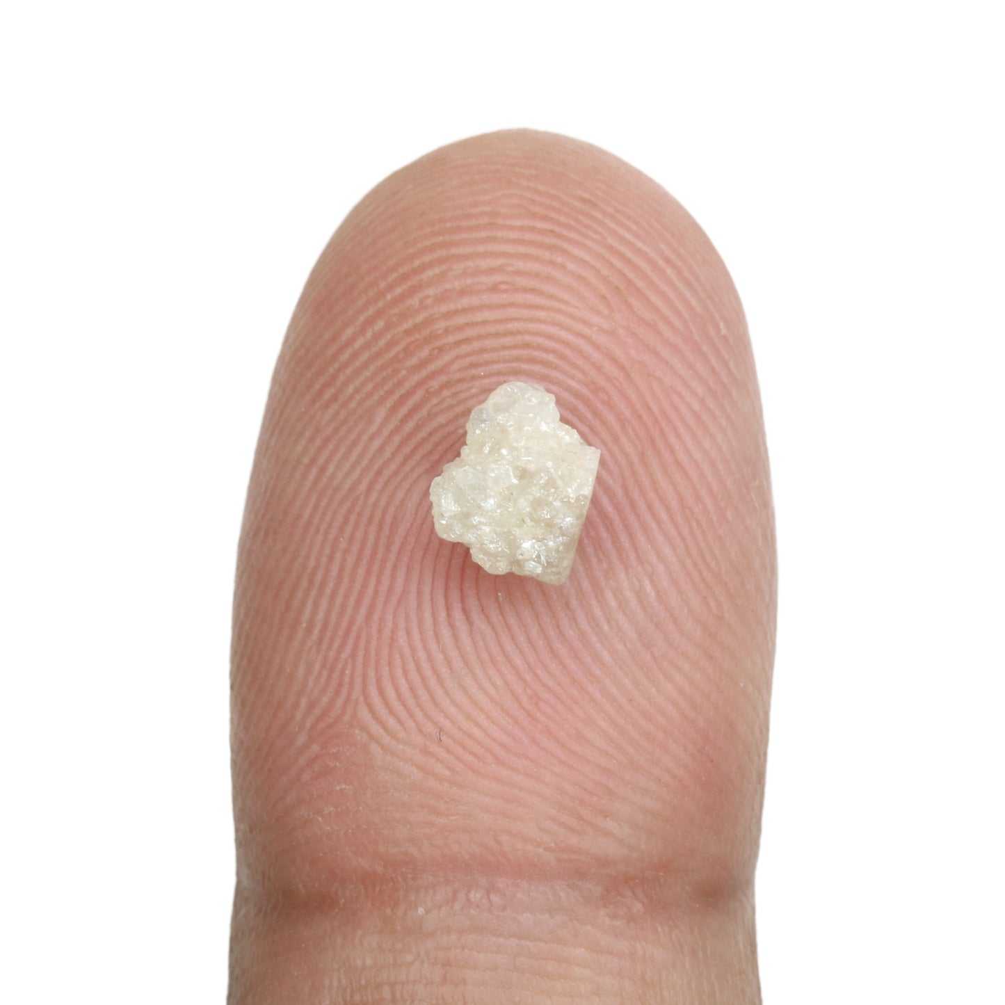 1.05 CT Rough Uncut Snow White Diamond For Statement Jewelry | Gift For Her - JayKrishna Diamond