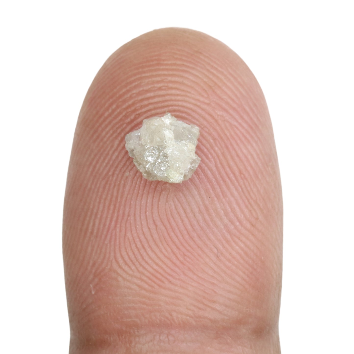 0.99 CT Snow White Rough Uncut Diamond For Statement Jewelry | Engagement Ring - JayKrishna Diamond