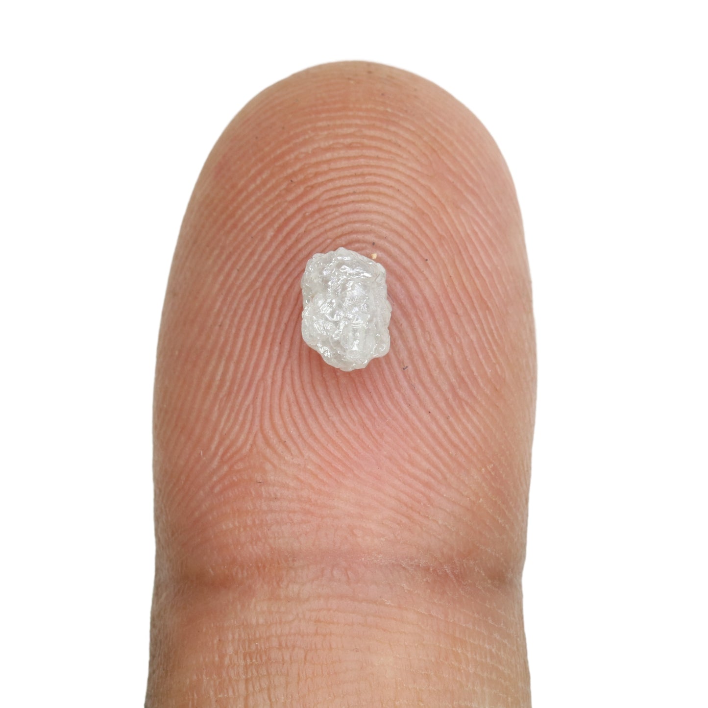 0.88 CT Snow White Rough Uncut Diamond For Wedding Ring | Gift For Her |Anniversary Gift - JayKrishna Diamond