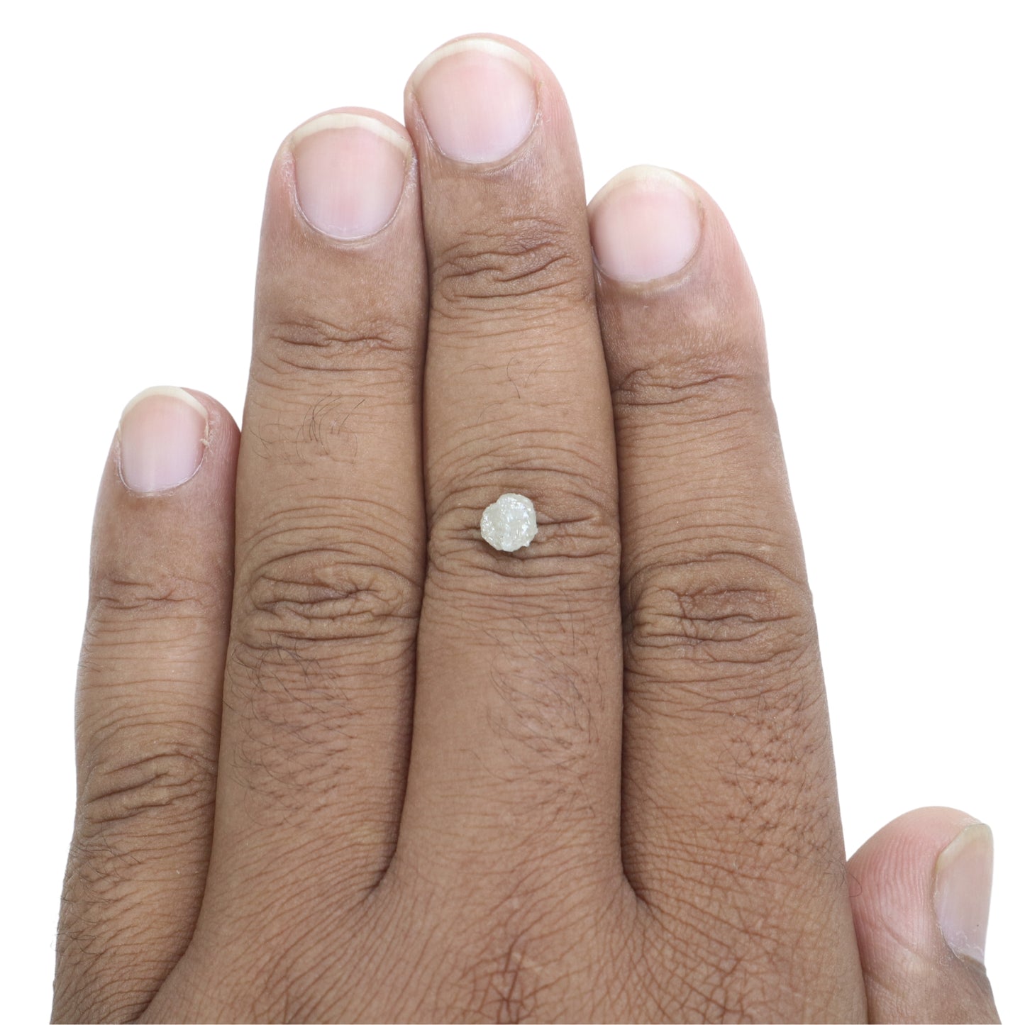 1.13 CT Snow White Rough Uncut Diamond For Wedding Ring | Engagement Ring - JayKrishna Diamond