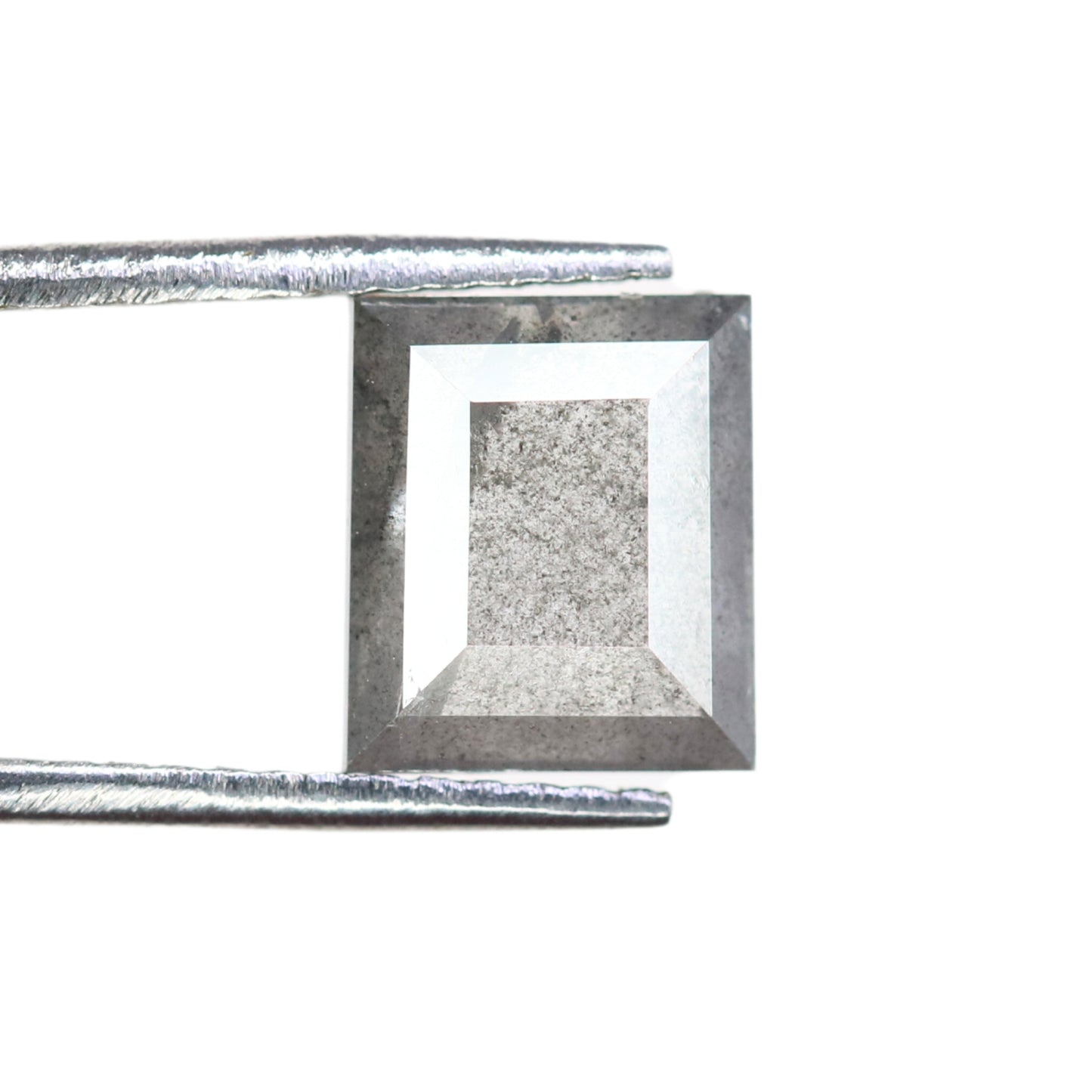 1.66 CT Geometric Shape Salt And Pepper Rustic Diamond For Wedding Ring | Engagement Ring - JayKrishna Diamond