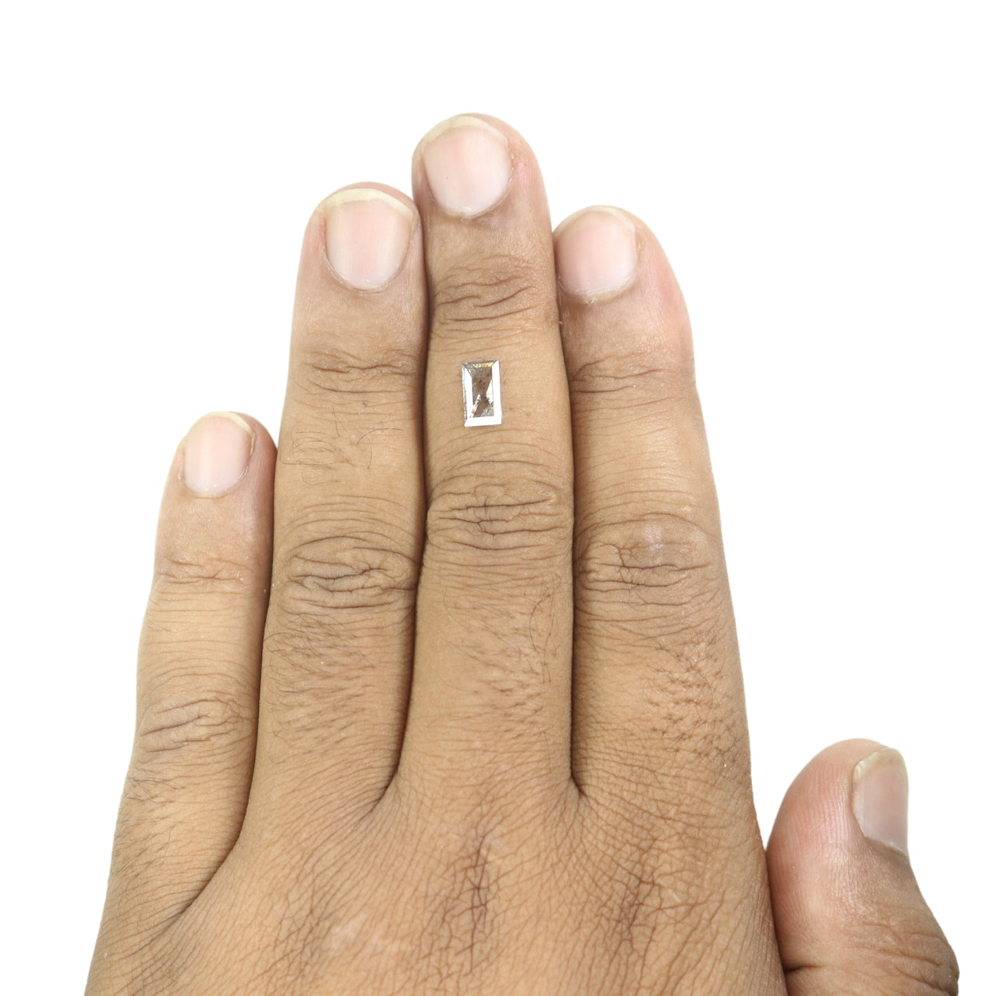 0.90 CT Natural Salt And Pepper Geometric Shape Rustic Diamond For Wedding Jewelry | Gift For Girl Friend | Gift For Sister - JayKrishna Diamond