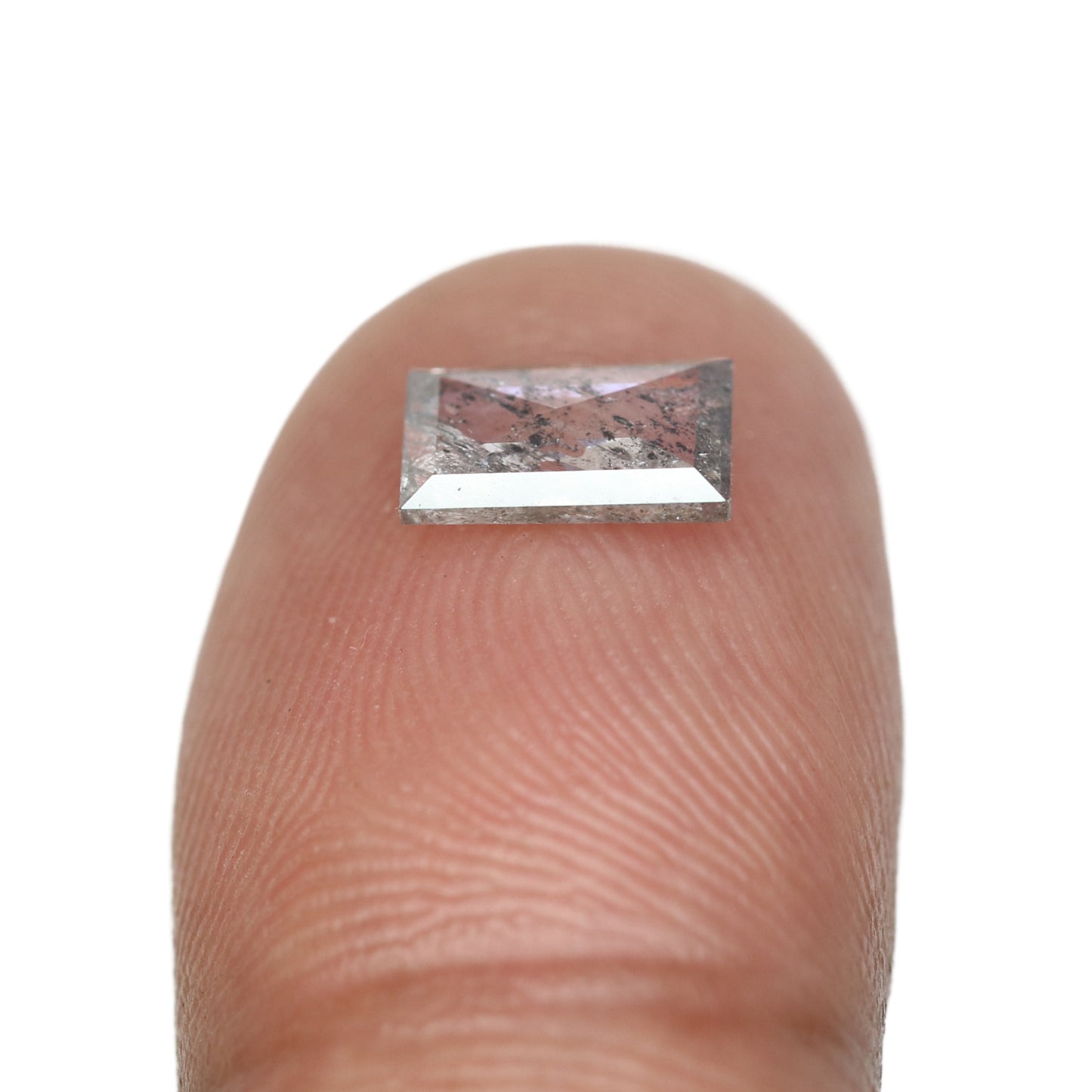 0.90 CT Natural Salt And Pepper Geometric Shape Rustic Diamond For Wedding Jewelry | Gift For Girl Friend | Gift For Sister - JayKrishna Diamond