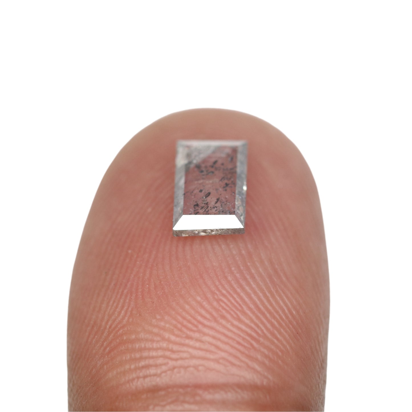 0.90 CT Natural Salt And Pepper Geometric Shape Rustic Diamond For Wedding Jewelry | Gift For Girl Friend | Gift For Sister - JayKrishna Diamond