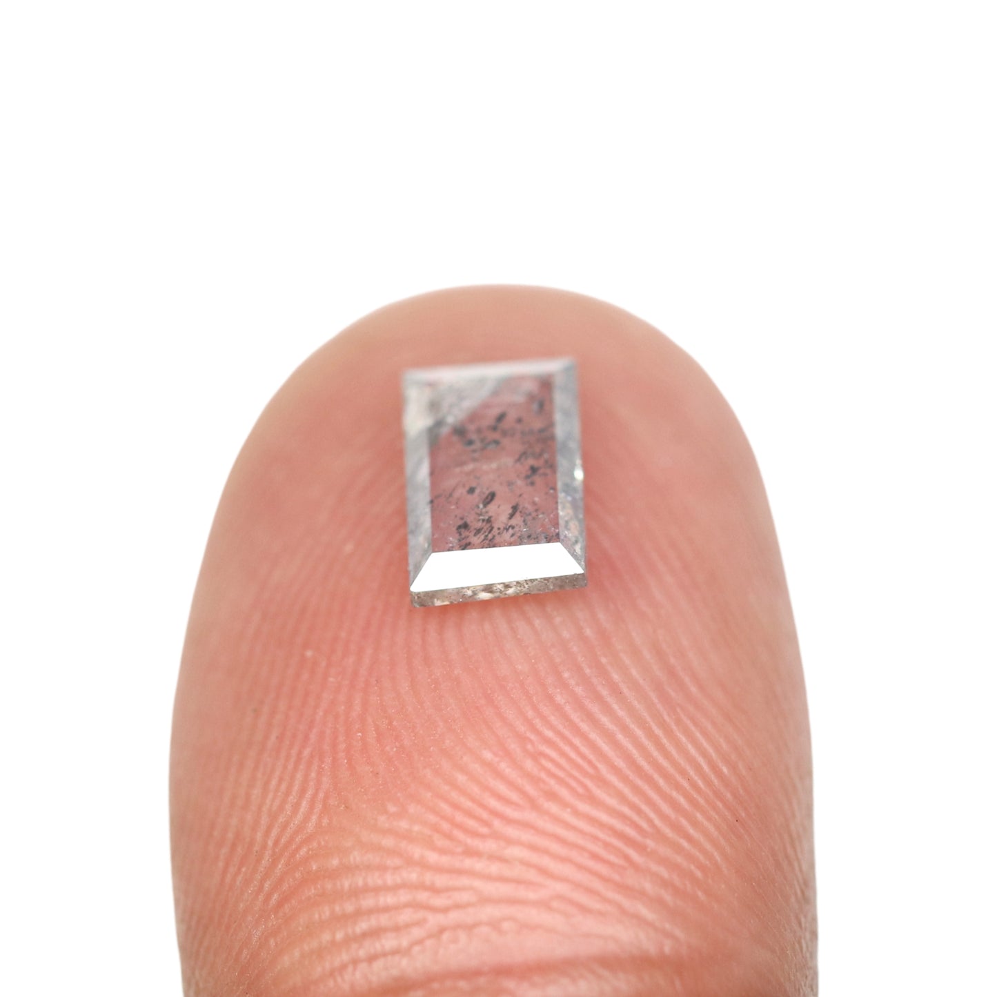 0.90 CT Natural Salt And Pepper Geometric Shape Rustic Diamond For Wedding Jewelry | Gift For Girl Friend | Gift For Sister - JayKrishna Diamond