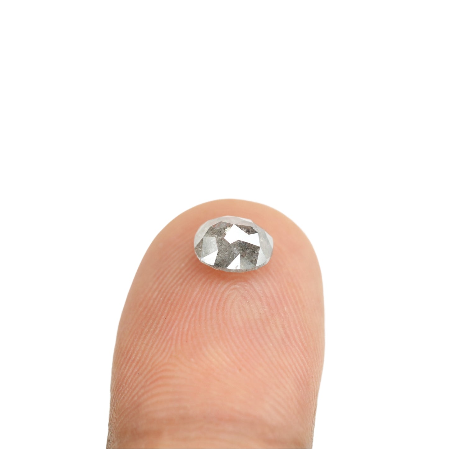 1.32 CT Oval Shape Salt And Pepper Polished Diamond For Wedding Jewelry | Wedding Ring | Gift For Her - JayKrishna Diamond