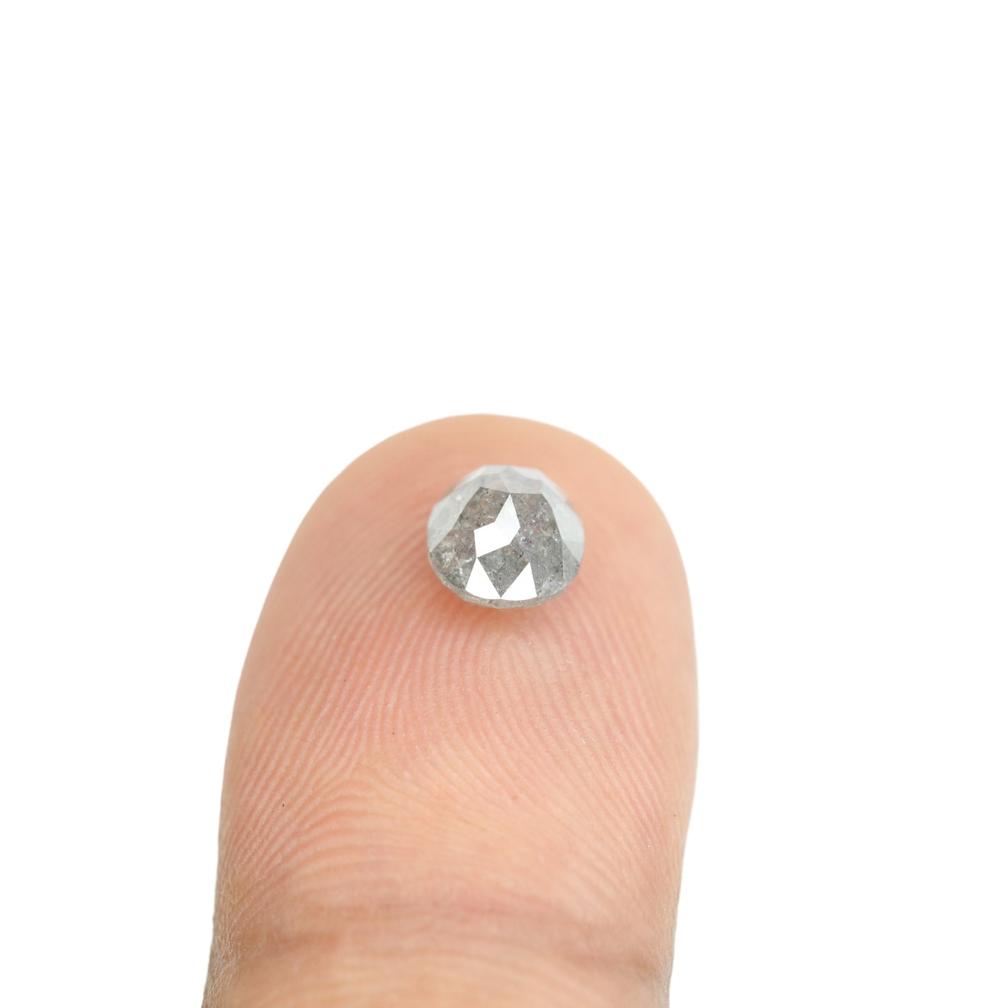 1.32 CT Oval Shape Salt And Pepper Polished Diamond For Wedding Jewelry | Wedding Ring | Gift For Her - JayKrishna Diamond