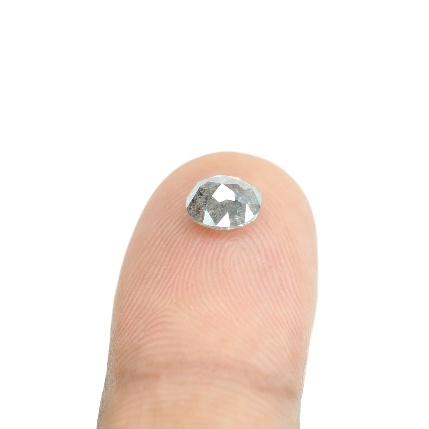 1.32 CT Oval Shape Salt And Pepper Polished Diamond For Wedding Jewelry | Wedding Ring | Gift For Her - JayKrishna Diamond