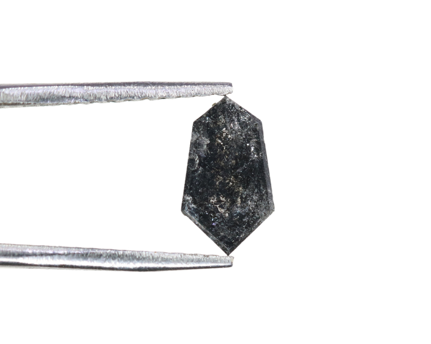 0.50 CT Hexagon Shape Salt And Pepper Diamond For Wedding Ring | Wedding Jewelry | Gift For Her - JayKrishna Diamond