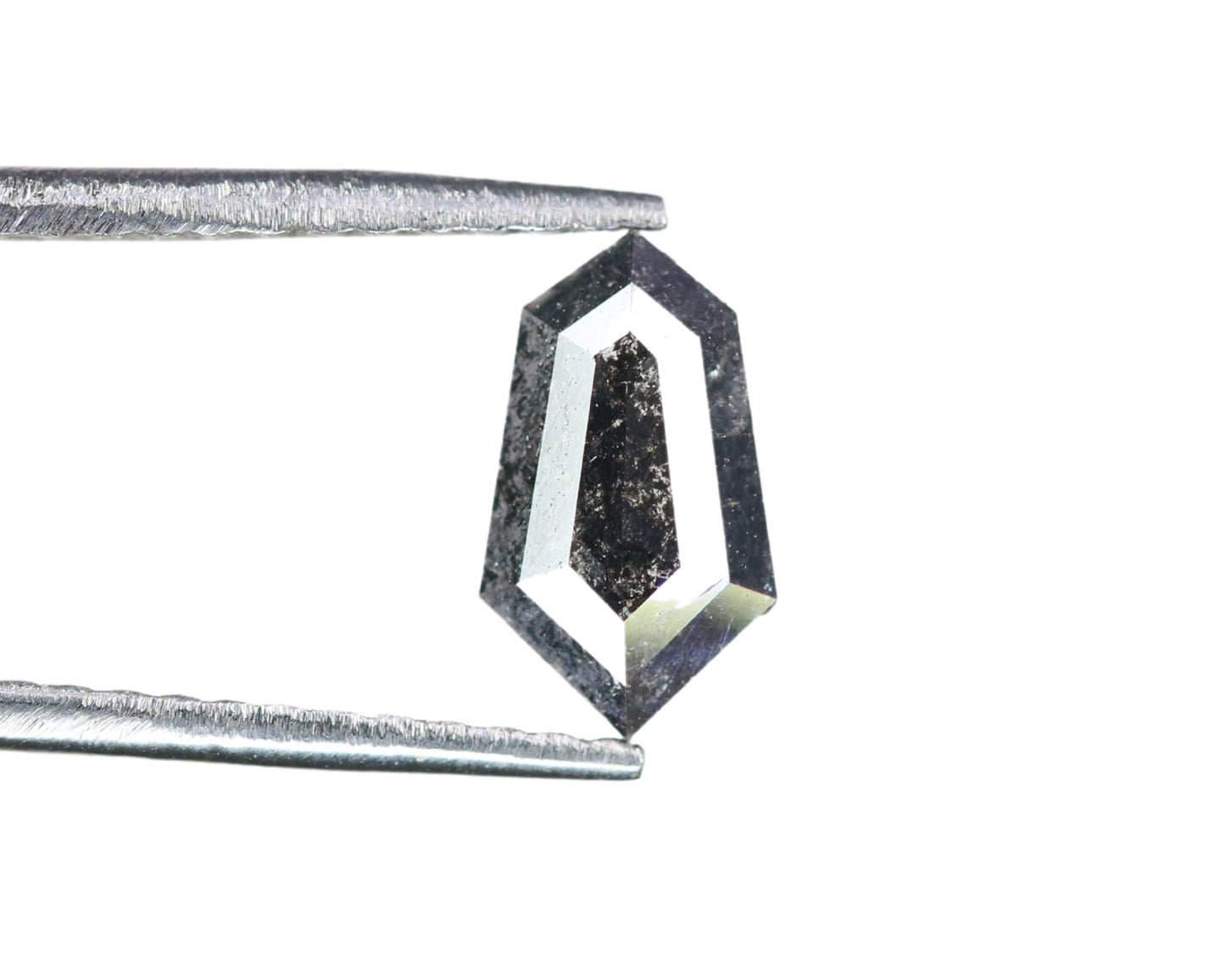 0.50 CT Hexagon Shape Salt And Pepper Diamond For Wedding Ring | Wedding Jewelry | Gift For Her - JayKrishna Diamond