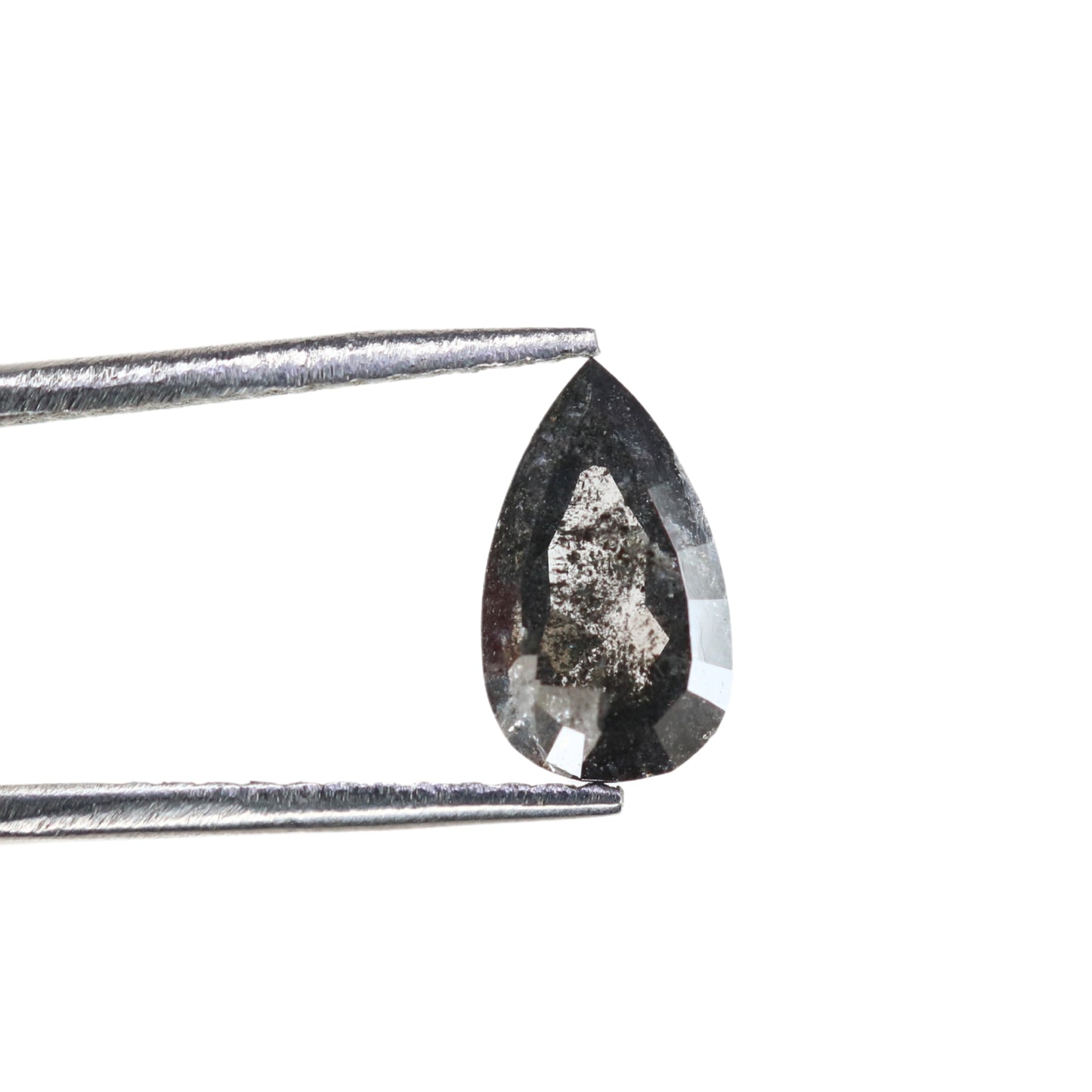 1.05 CT Pear Shape Salt And Pepper Natural Diamond For Statement Jewelry | Diamond Ring | Gift For Girl Friend | Gift For Wife - JayKrishna Diamond