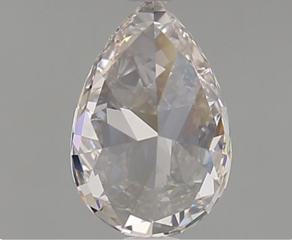 Natural 1.04 Carat Pear Cut Light Pinkish Brown Diamond GIA Certified Loose Diamond