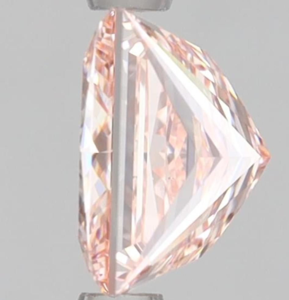 2 Carat Princess Cut Fancy Pink Lab Grown Diamond | IGI Certified Diamond for Engagement Ring