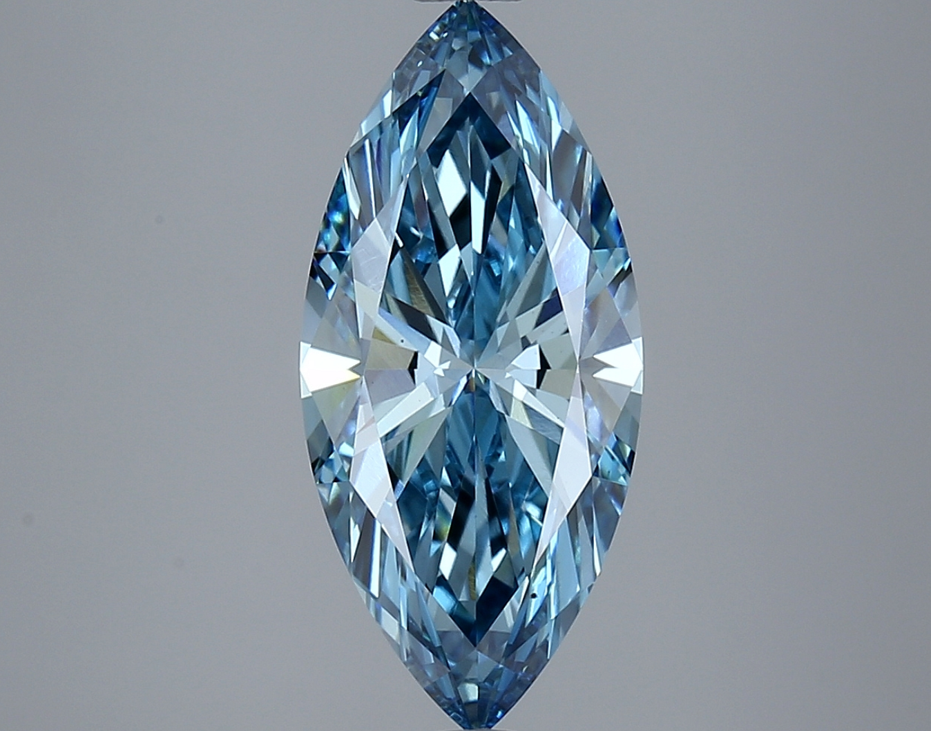 3 CT Marquise Cut Blue Color Lab Grown Diamond | IGI Certified Diamond for Engagement Ring