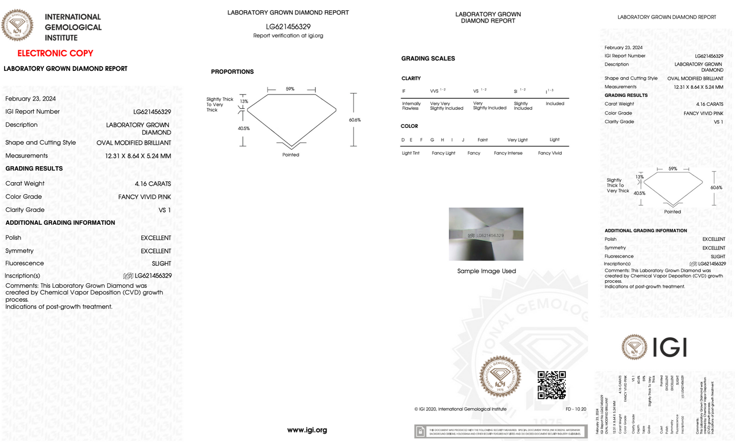 Oval Lab Grown Diamond for Engagement Ring | Oval Brilliant Cut IGI Certified Diamond