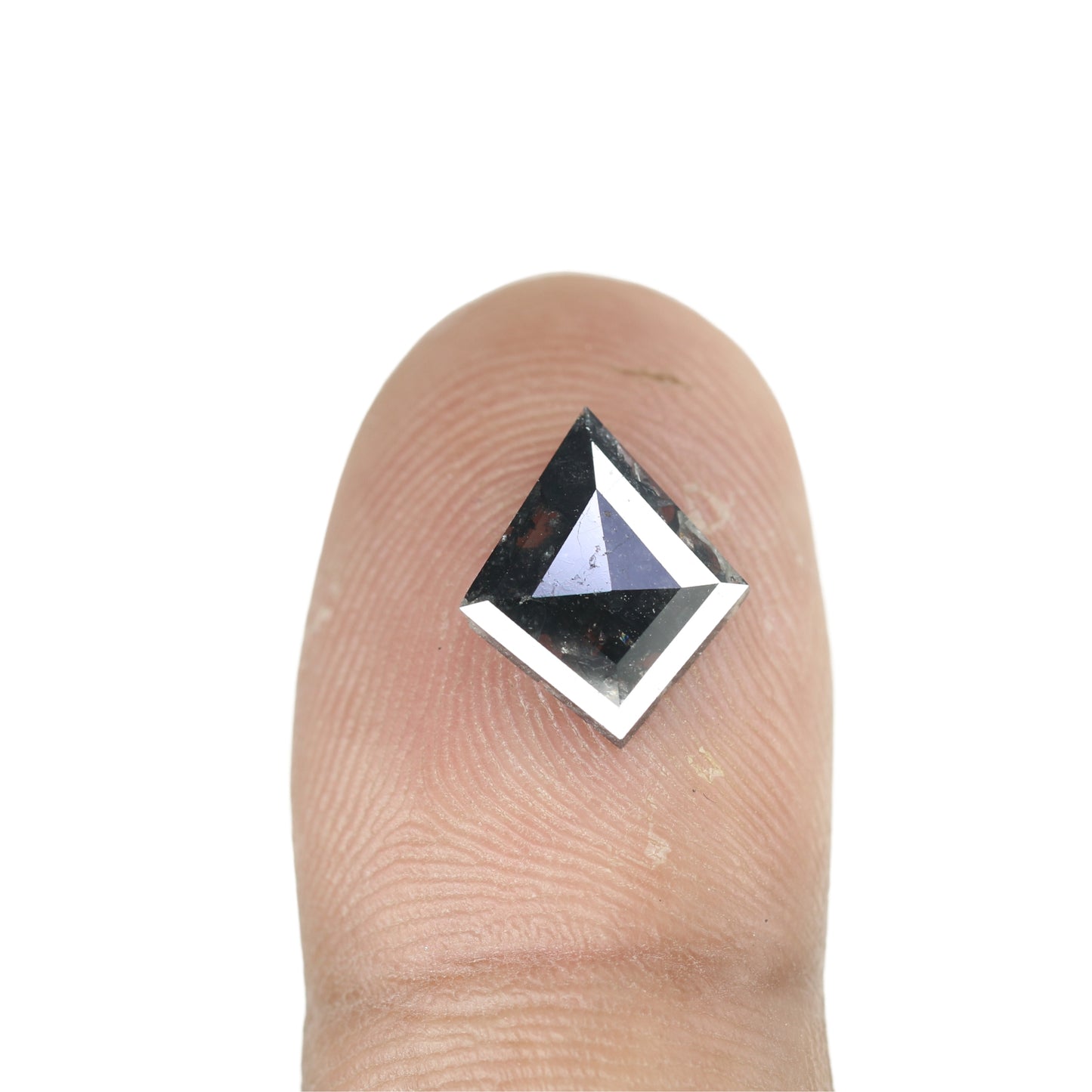 1.49 CT Kite Shape Fancy Salt And Pepper Diamond For Engagement Ring | Gift For Her - JayKrishna Diamond